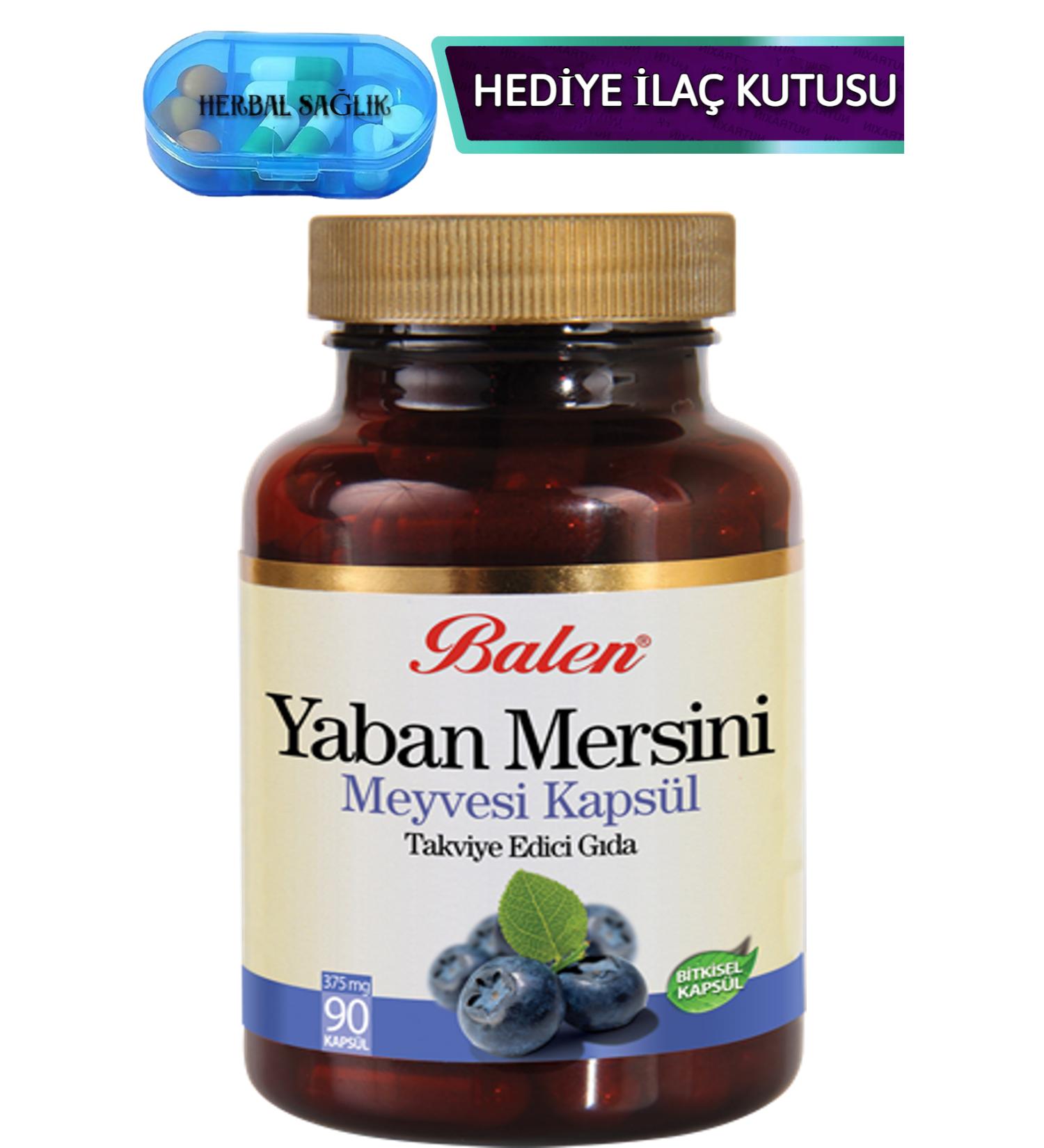 Balen Blueberry Fruit Extract 90 Capsules 375 Mg