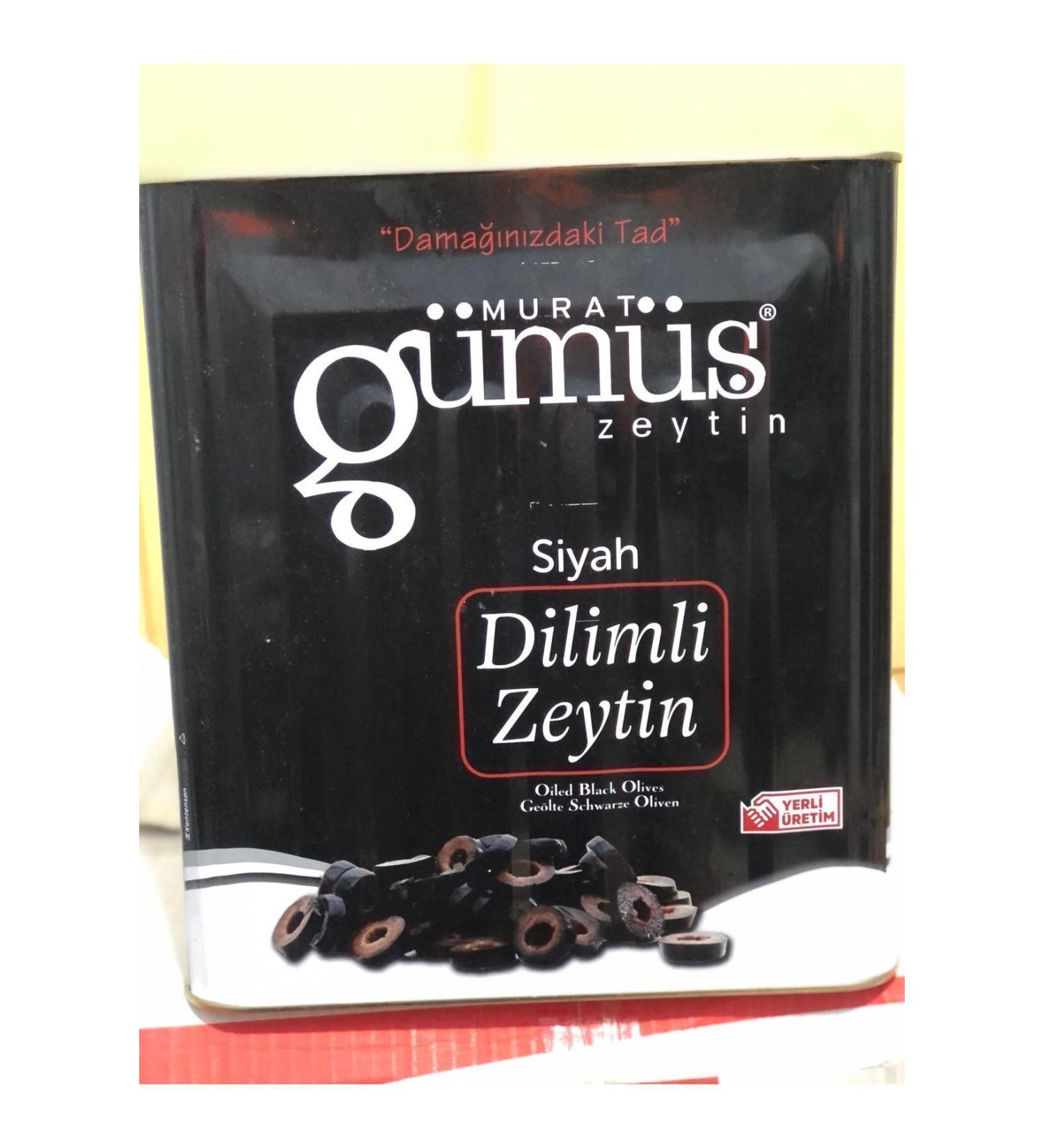Murat G m Olive Oil 7 Kg Black Sliced Olives