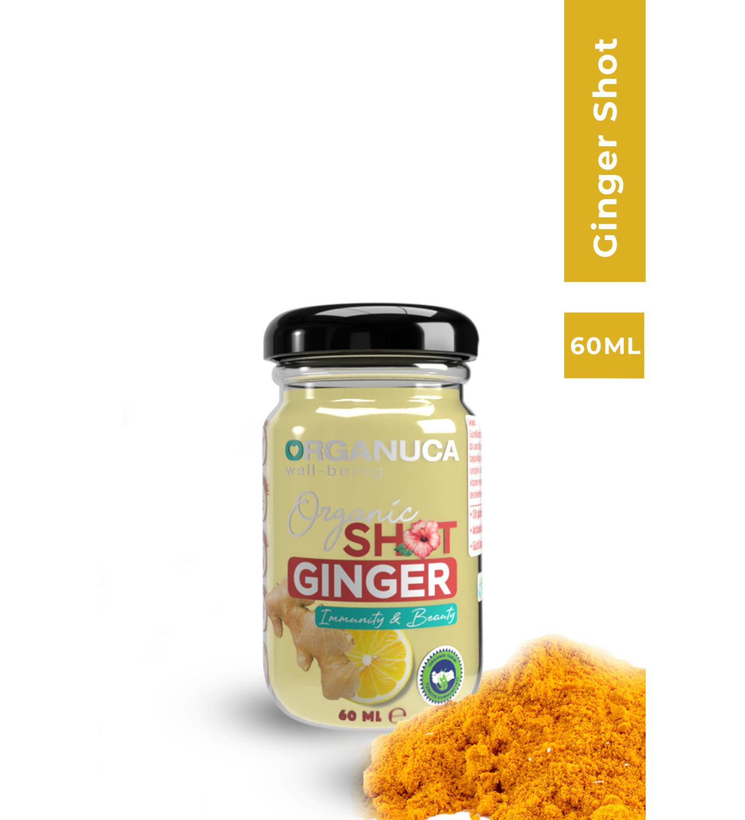 Organuca Ginger Shot Organic Beauty Ginger Shot - Buy Online on GoSupps.com