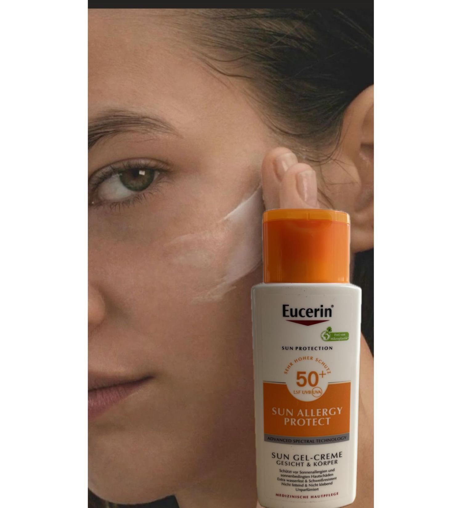 Eucerin EUCERIN SUN ALLERGY PROTECTION SUN ALLERGY PROTECTIVE CREAM-GEL SPF50 150 ml - Buy Online on GoSupps.com