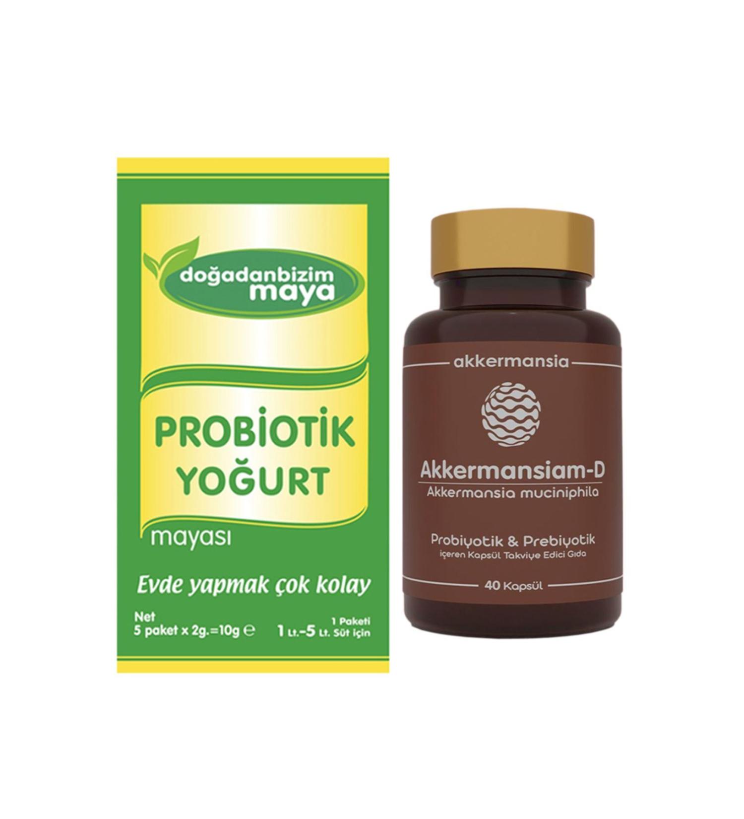 Akkermansiam-D Akkermansia Muciniphila 40 Capsules Nature's Probiotic Yogurt Starter
