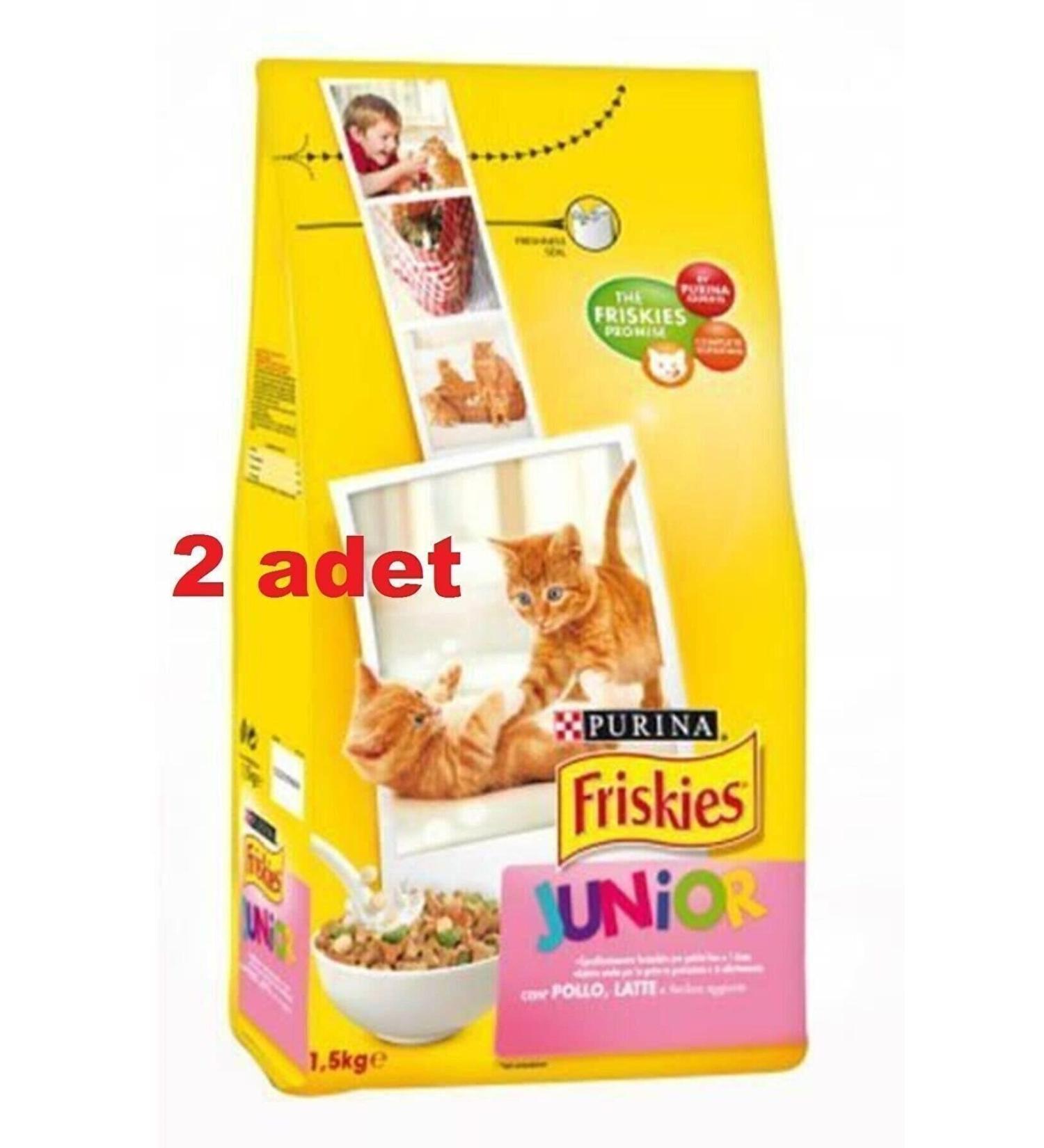 Friskies Friskies Junior Chicken and Milk Kitten Cat Food 1.5 Kg X 2 Pieces