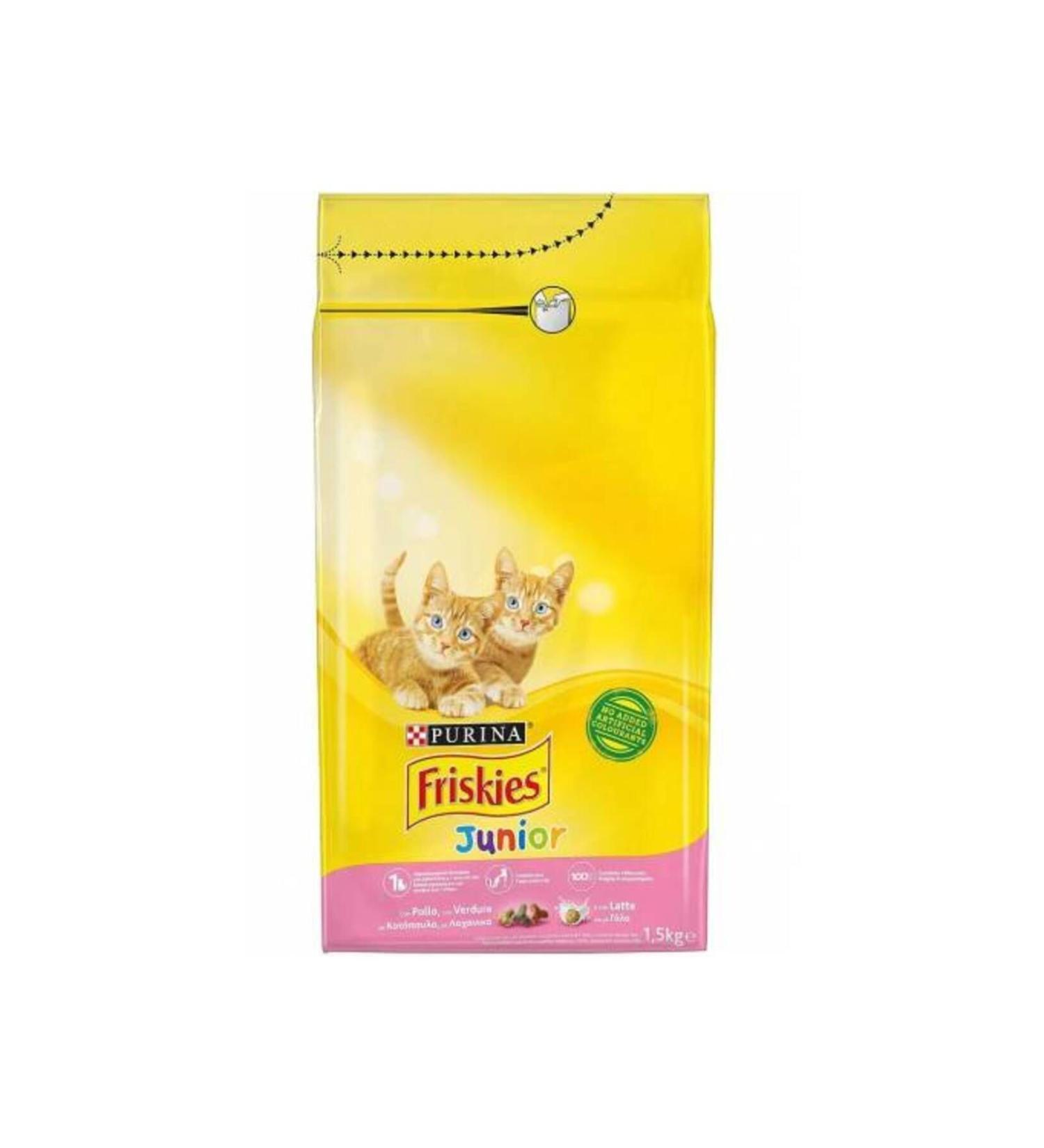 Friskies Purina Chicken and Milk Kitten Dry Food 1.5 Kg
