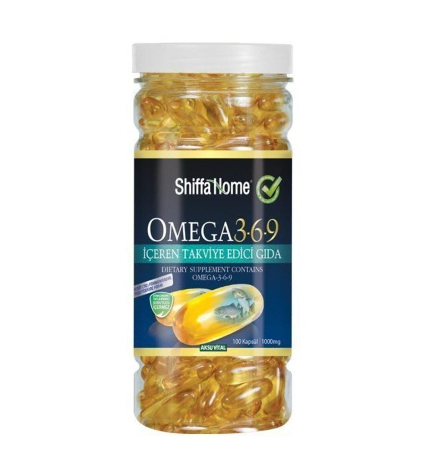 Shiffa Home Omega 3-6-9 100 Capsules
