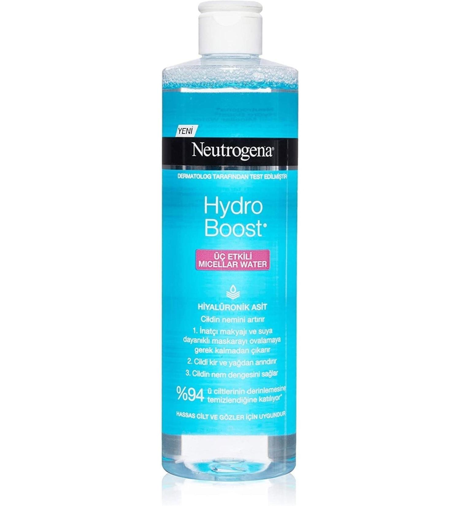 Neutrogena Hydro Boost Triple Action Micellar Water 400 ml - Buy Online on GoSupps.com