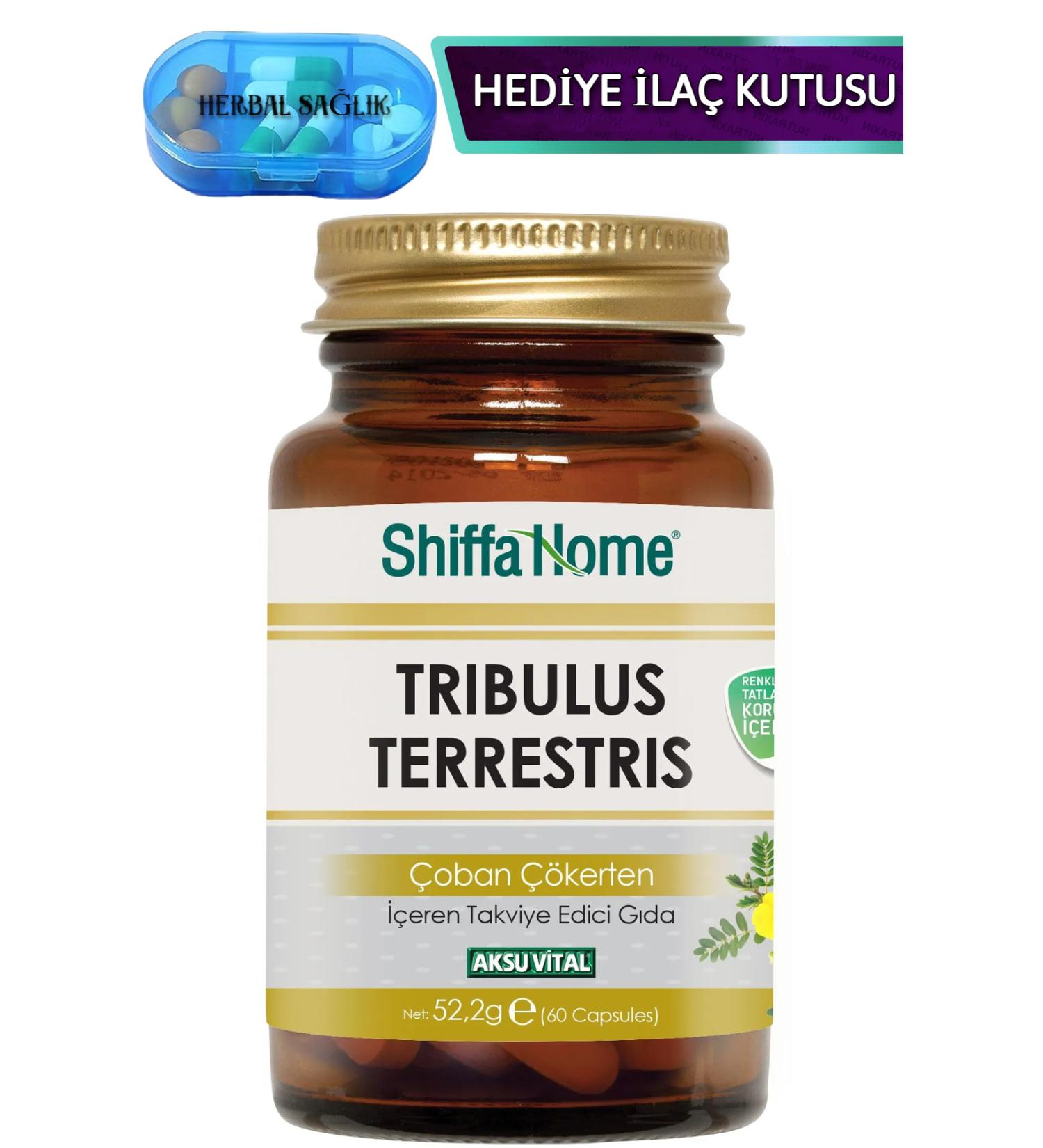 Shiffa Home Tribulus Terrestris (Shepherd's Collapse) 60 Capsules