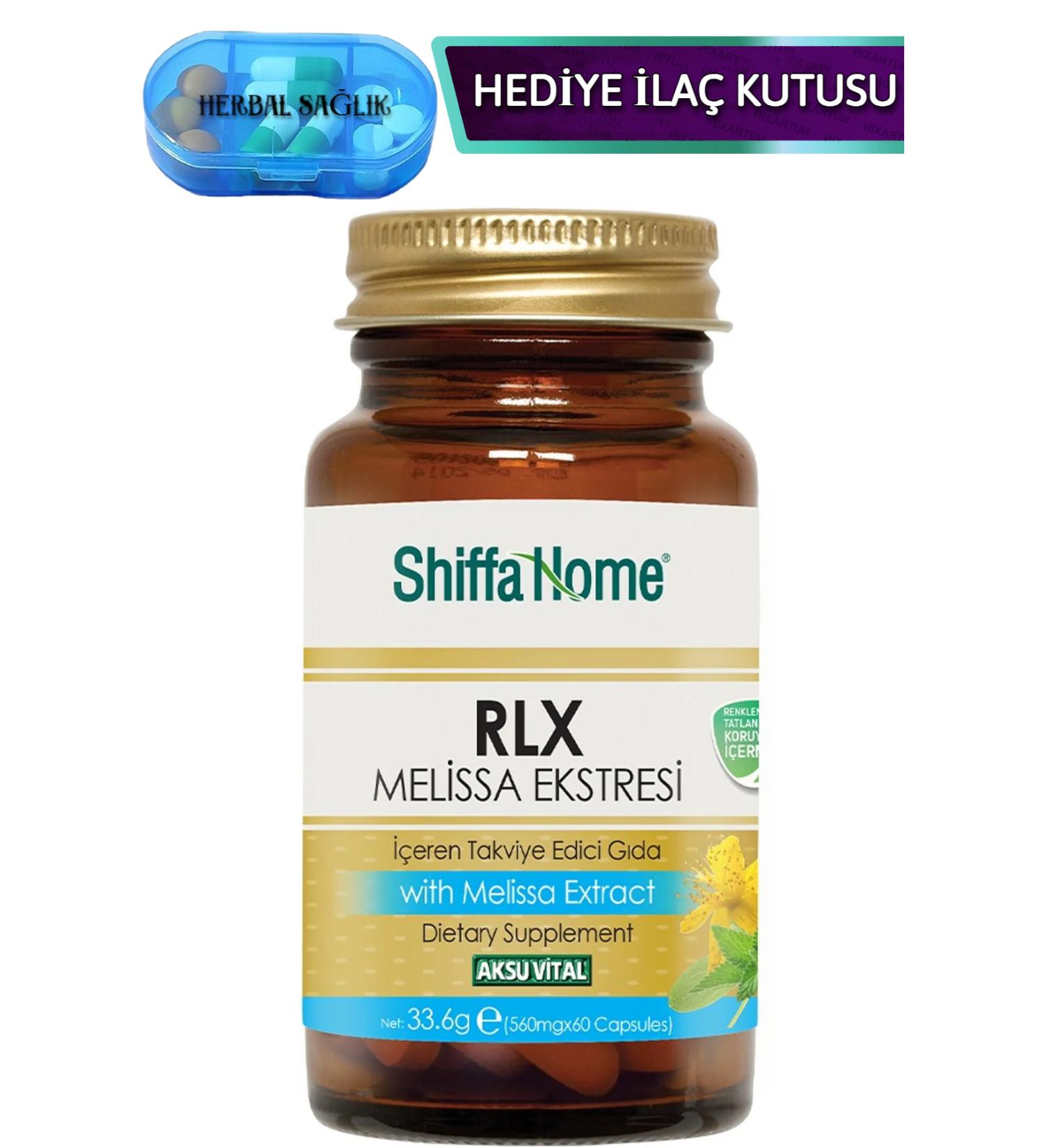 Shiffa Home Rlx Melissa Extract 60 Capsules 560 Mg