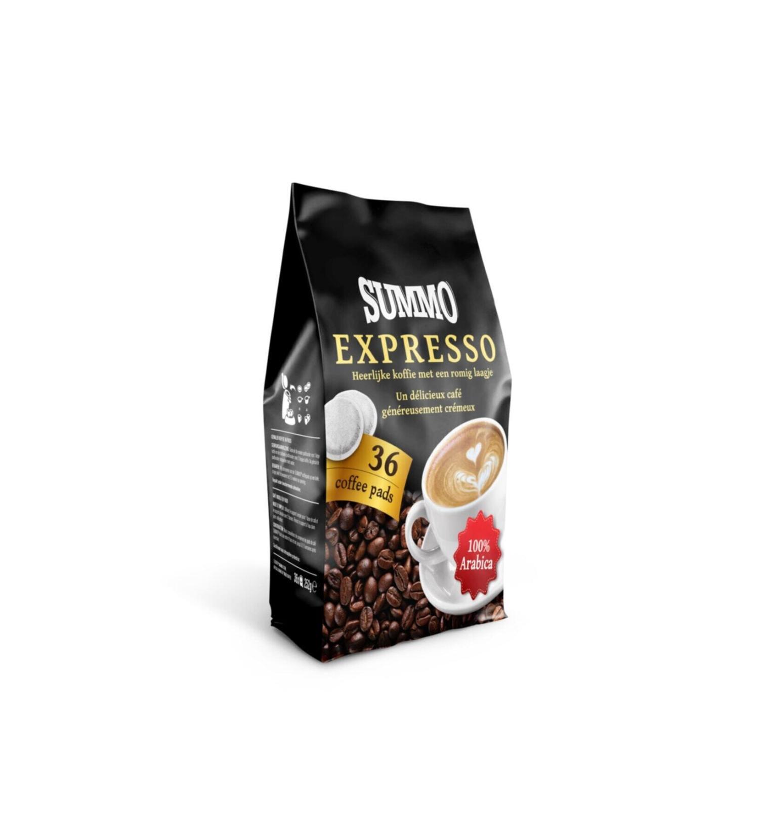 SUMMO Espresso Philips Senseo Pads 36 Pack Pod Coffee Capsules - Buy Online on GoSupps.com