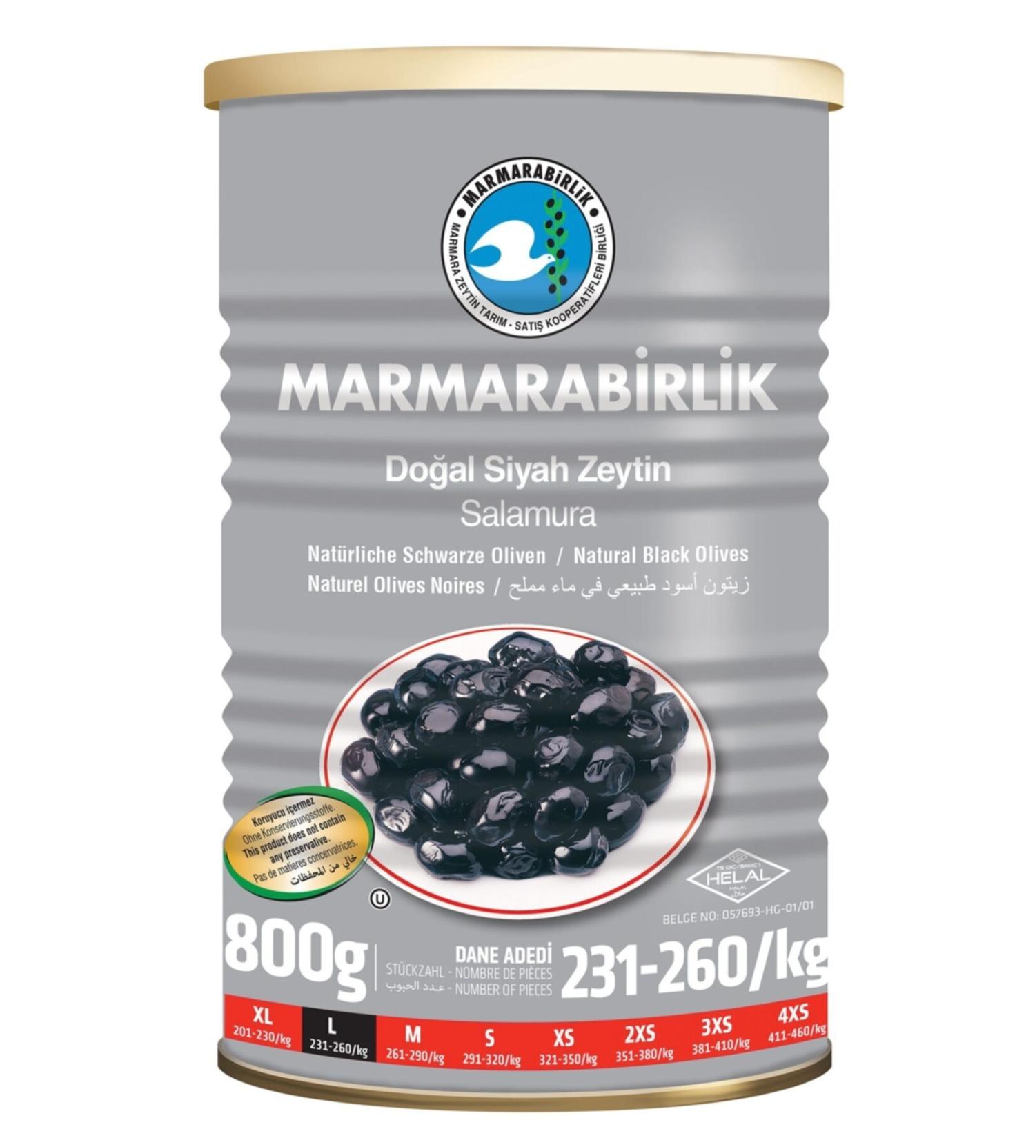 Marmarabirlik Hyper Olive Tin L 800 gr