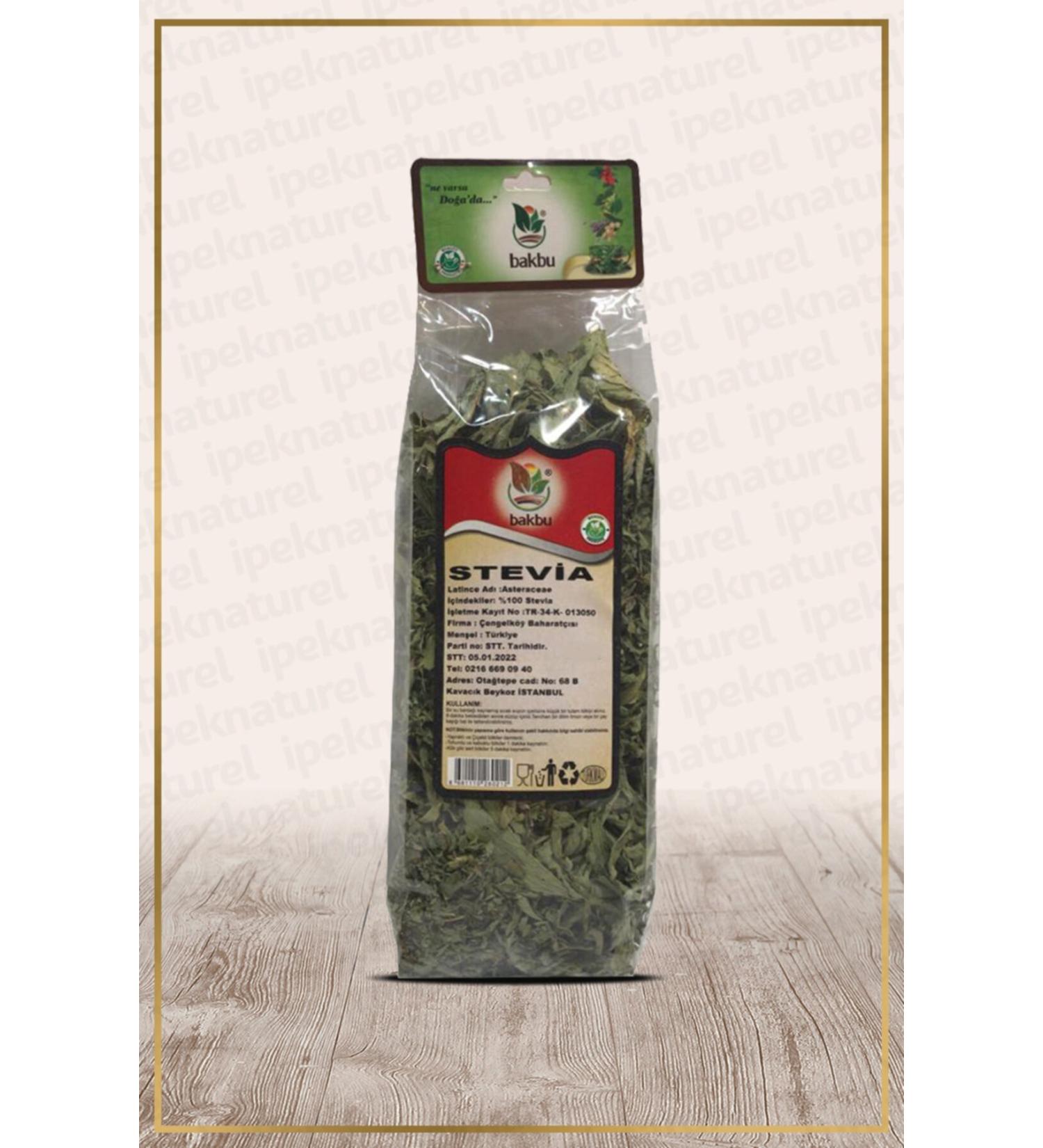 Bakbu Ipek Natural Stevia Leaf (Sugar Grass) Rebaudiana Bertoni
