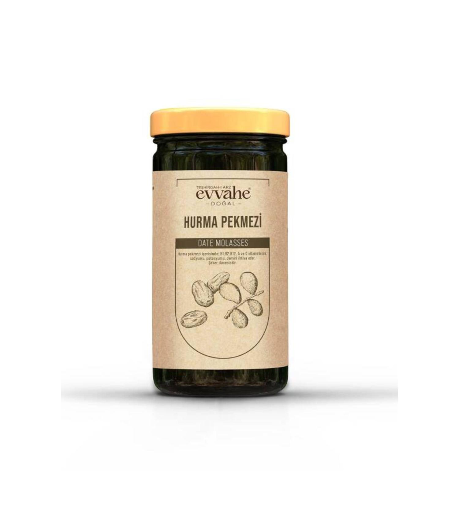 EVVAHE NATURAL Date Molasses (300 Gr.)