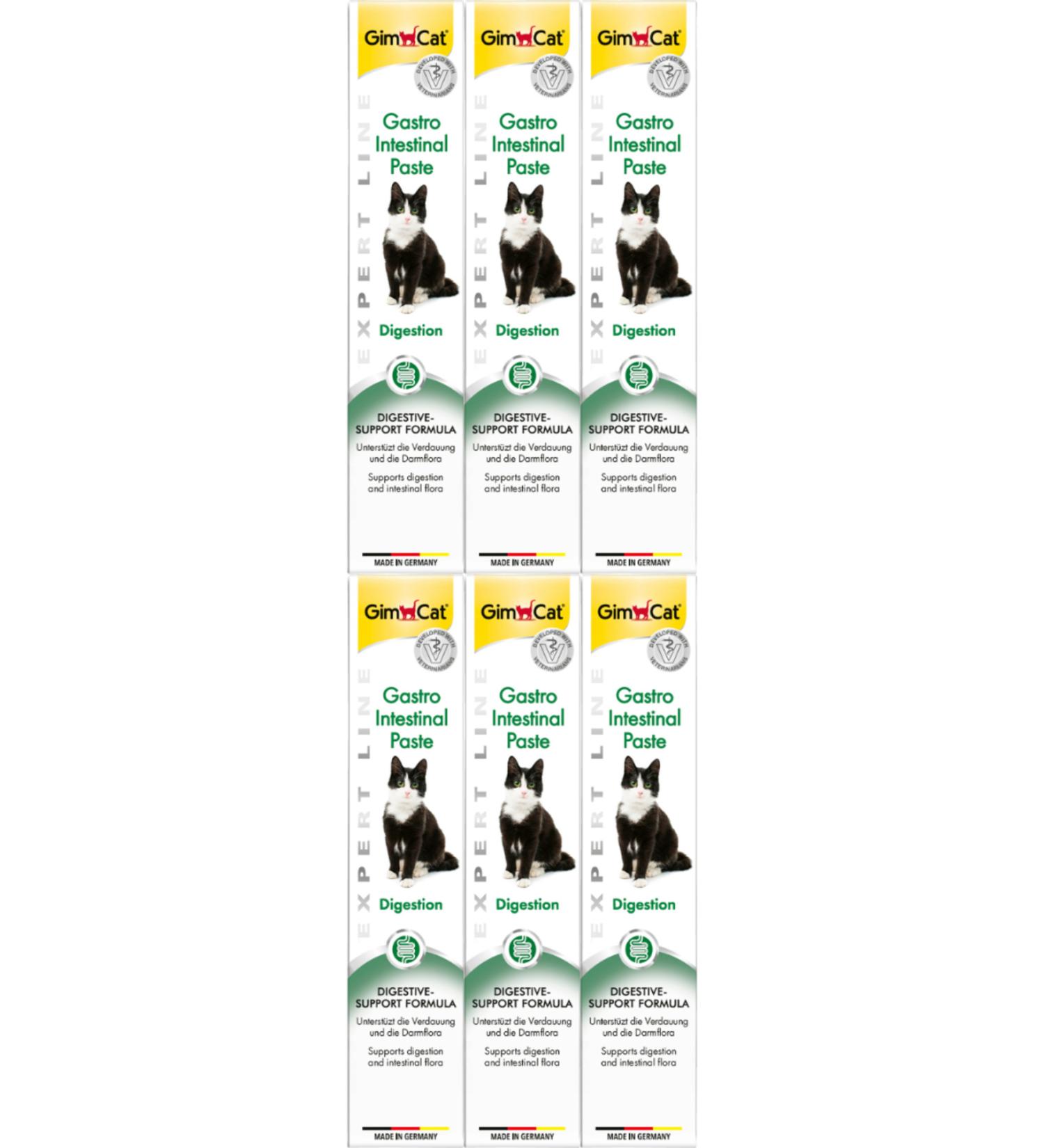 Gimcat Gastrointestinal Digestive System Supportive Cat Paste 50gr - 6 Pieces