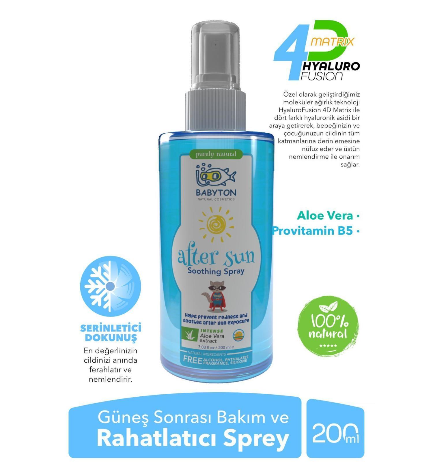 BABYTON After Sun Soothing Care Spray for Babies and Children