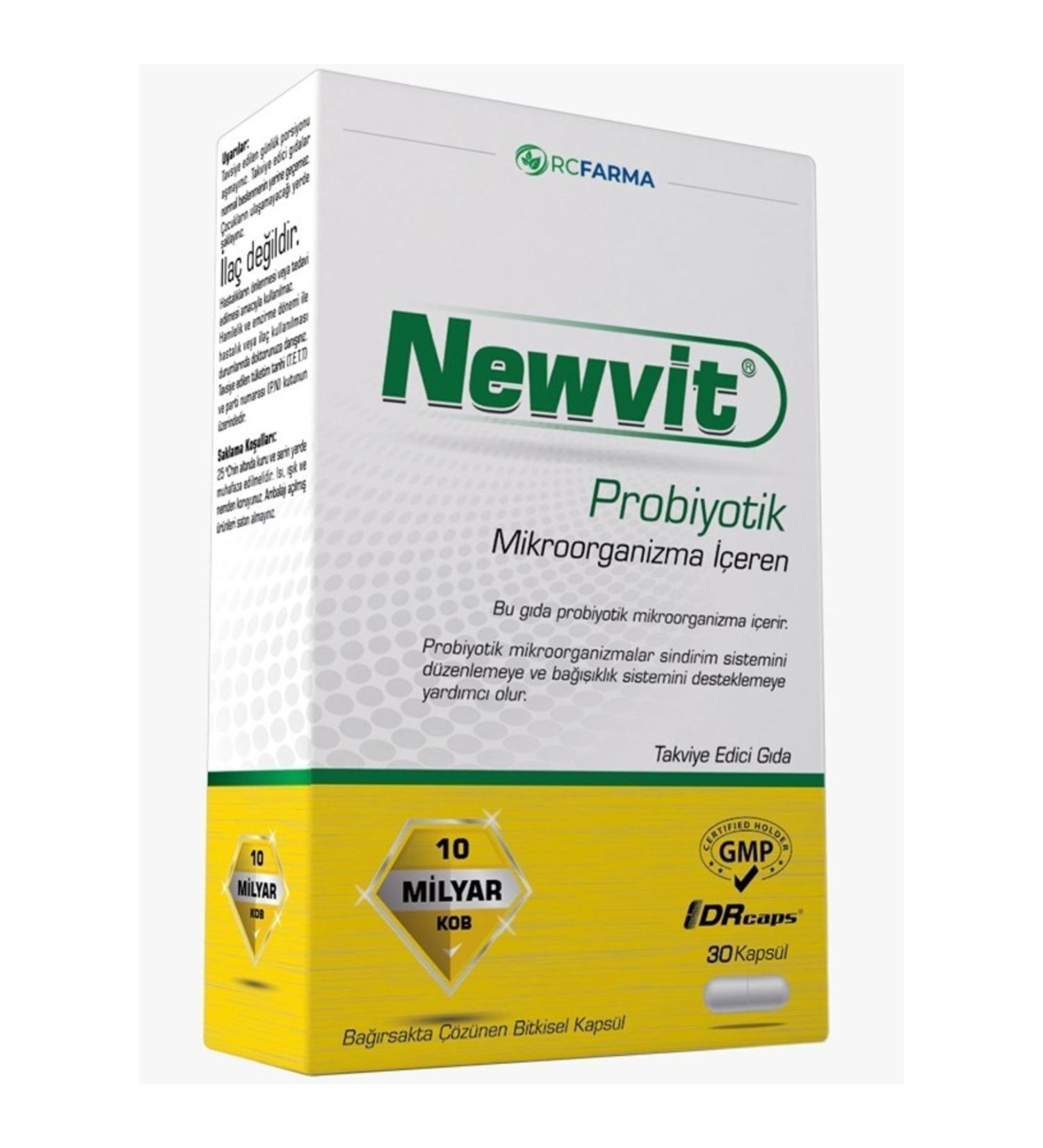 Newvit Probiotic Capsule - Buy Online on GoSupps.com