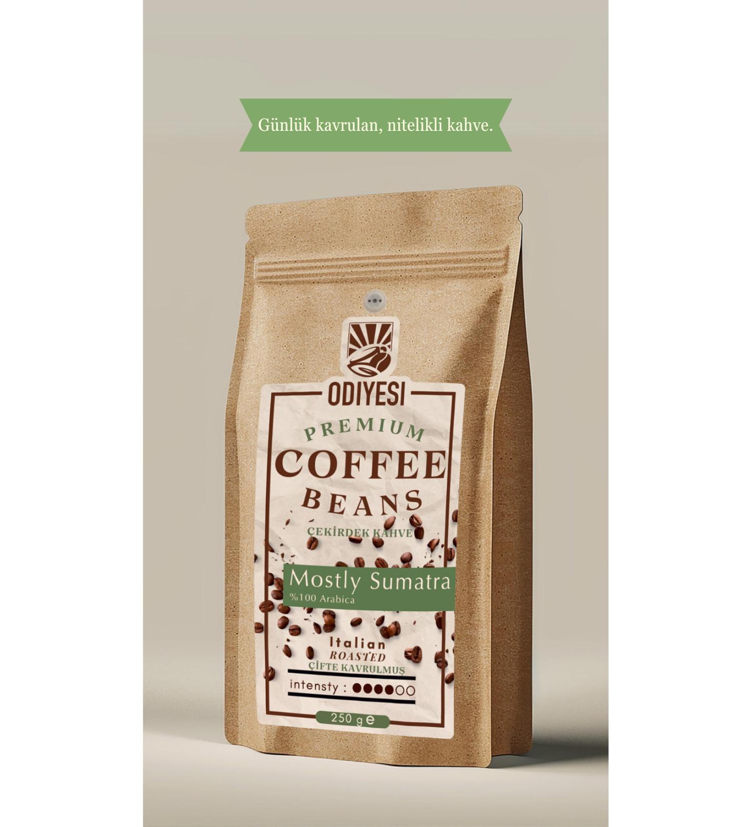 Odiyesi Bean Coffee Espresso Dark Roast 'mostlysumatra Blend' 250gr