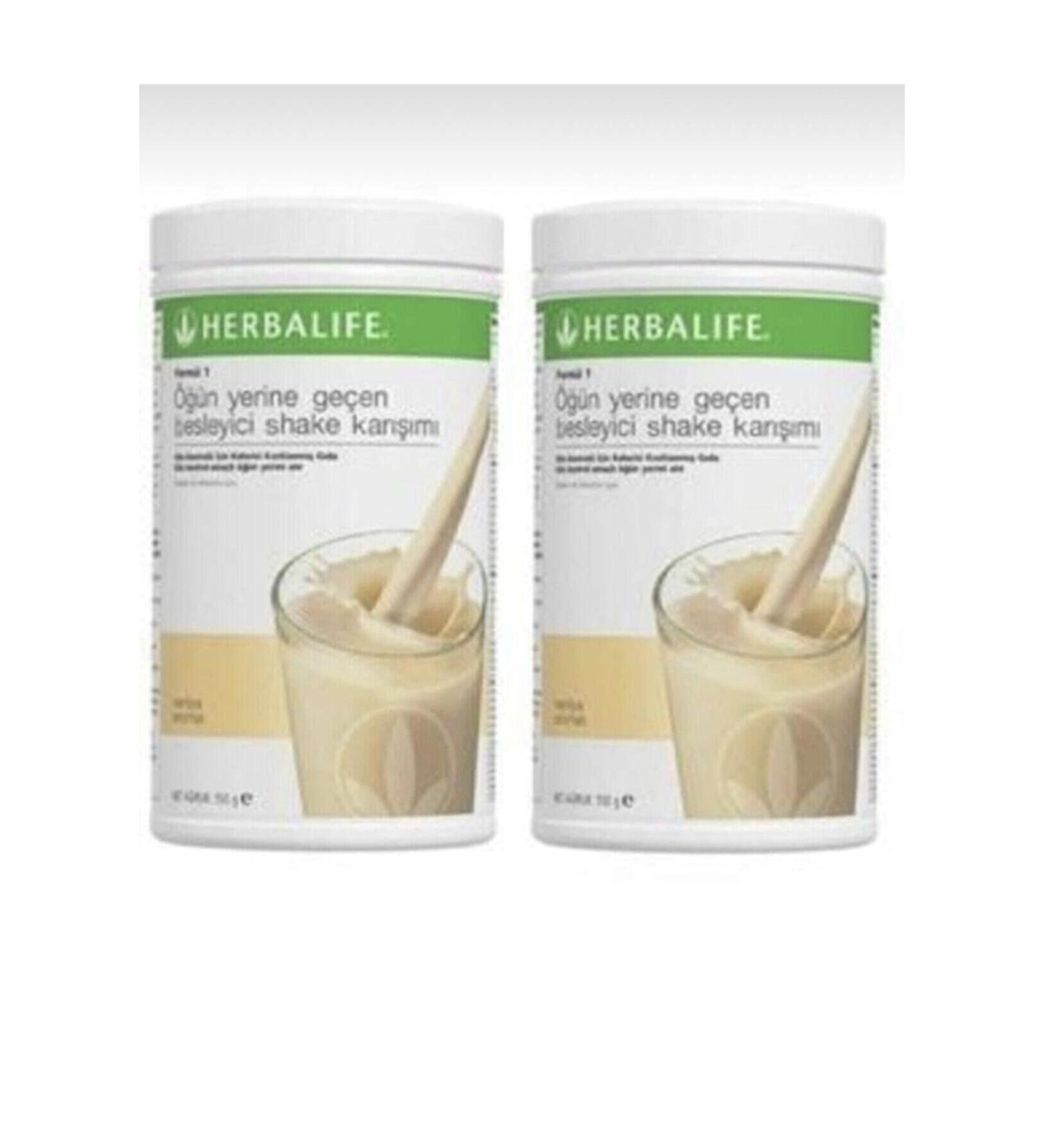 Herbalife Formula 1 Meal Replacement Nourishing Herbal Vanilla Shake Mix 2 Pieces
