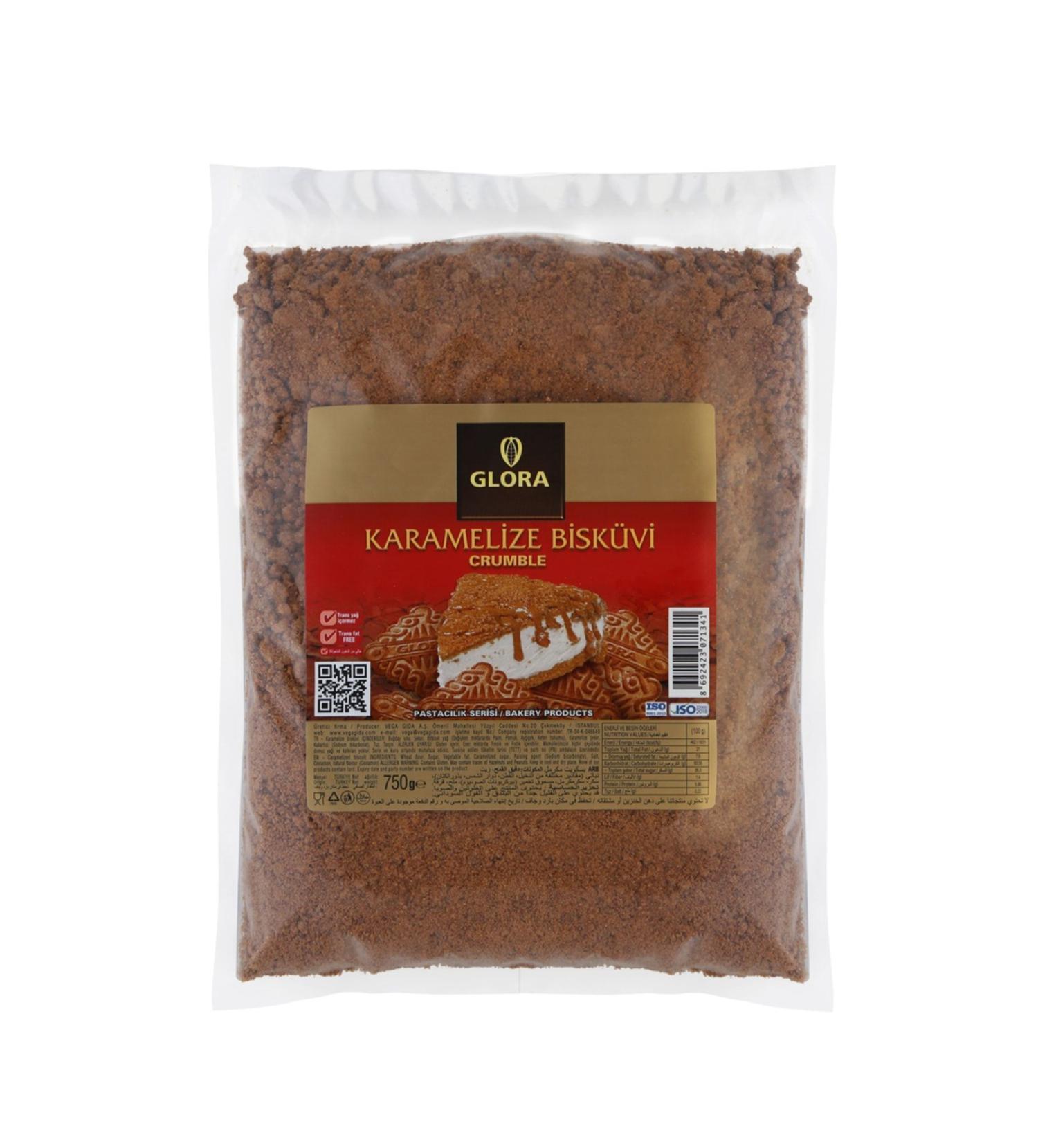 Glora Caramelized Biscuits 750gr