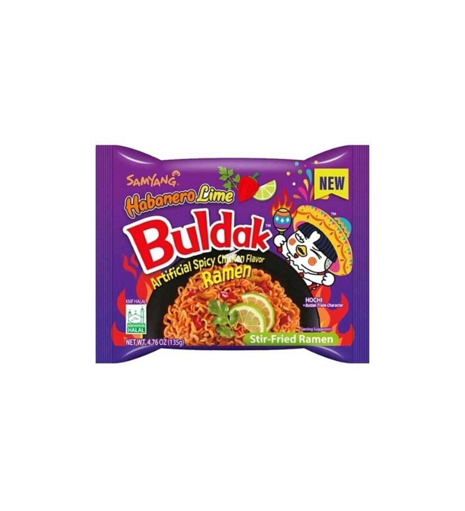 samyang Buldak Habanero Lime Hot Chicken Flavor 135 G