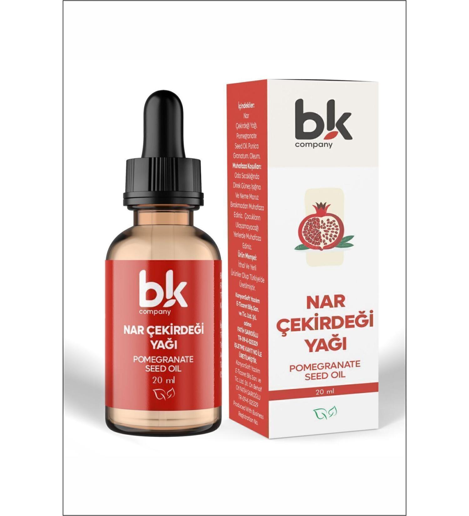 BK COMPANY Pomegranate Seed Oil Pure and Natural Oil (SERUM) - 20 ml - Buy Online on GoSupps.com