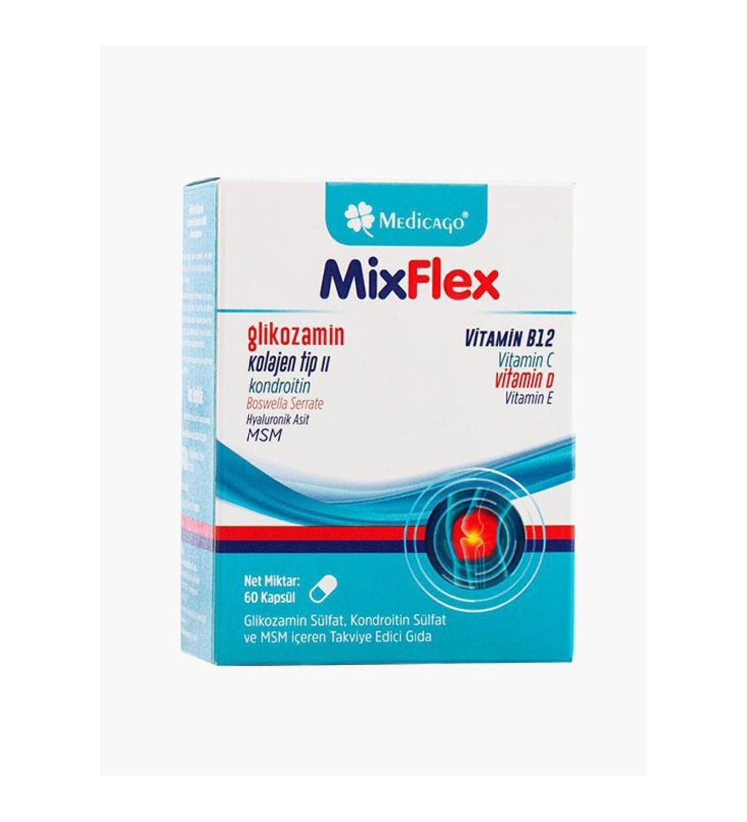 MedicaGo Mixflex Glucosamine 60 Capsules