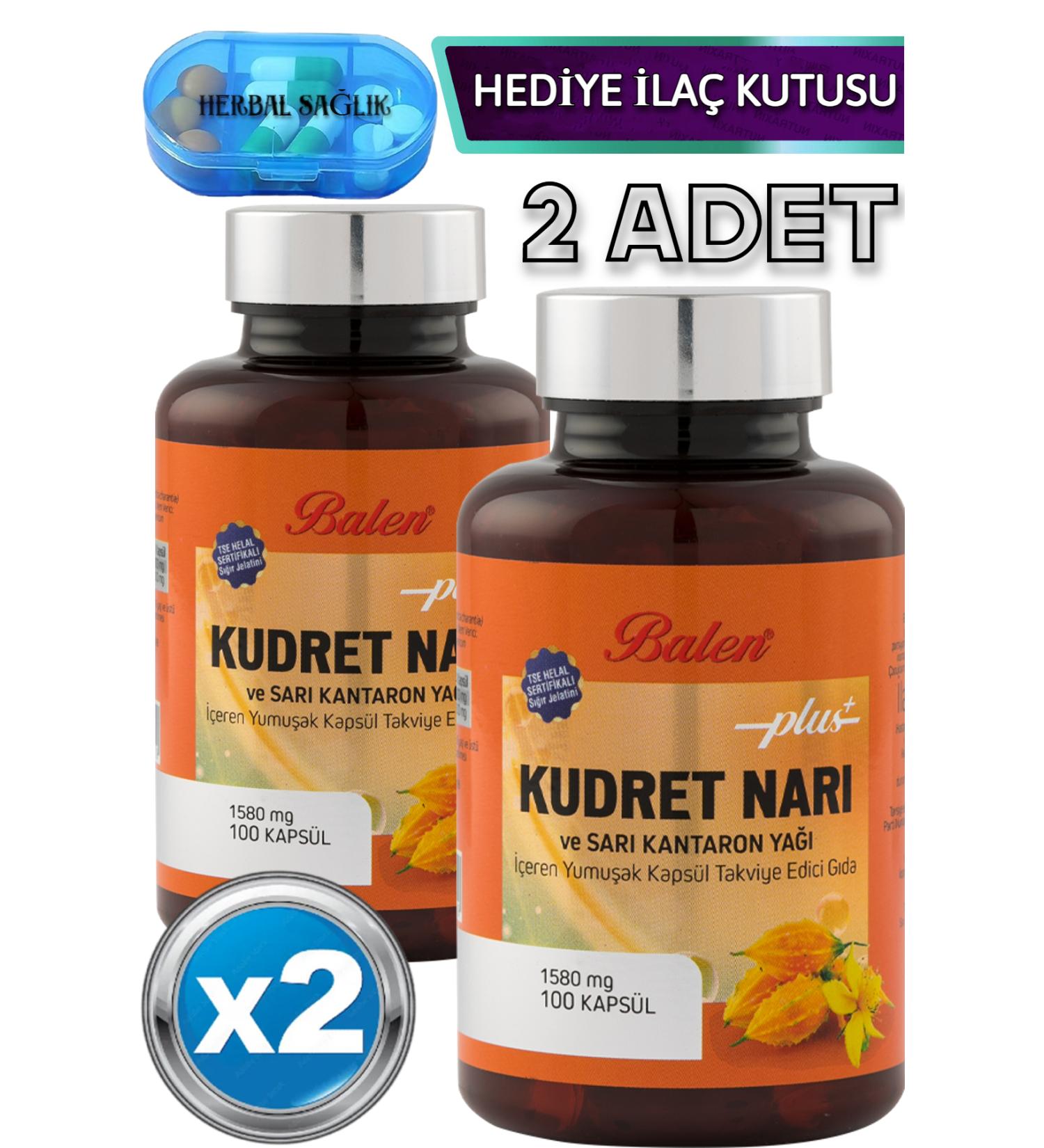 Balen 2 Softgels Containing Bitter Melon and St. John's Wort Oil