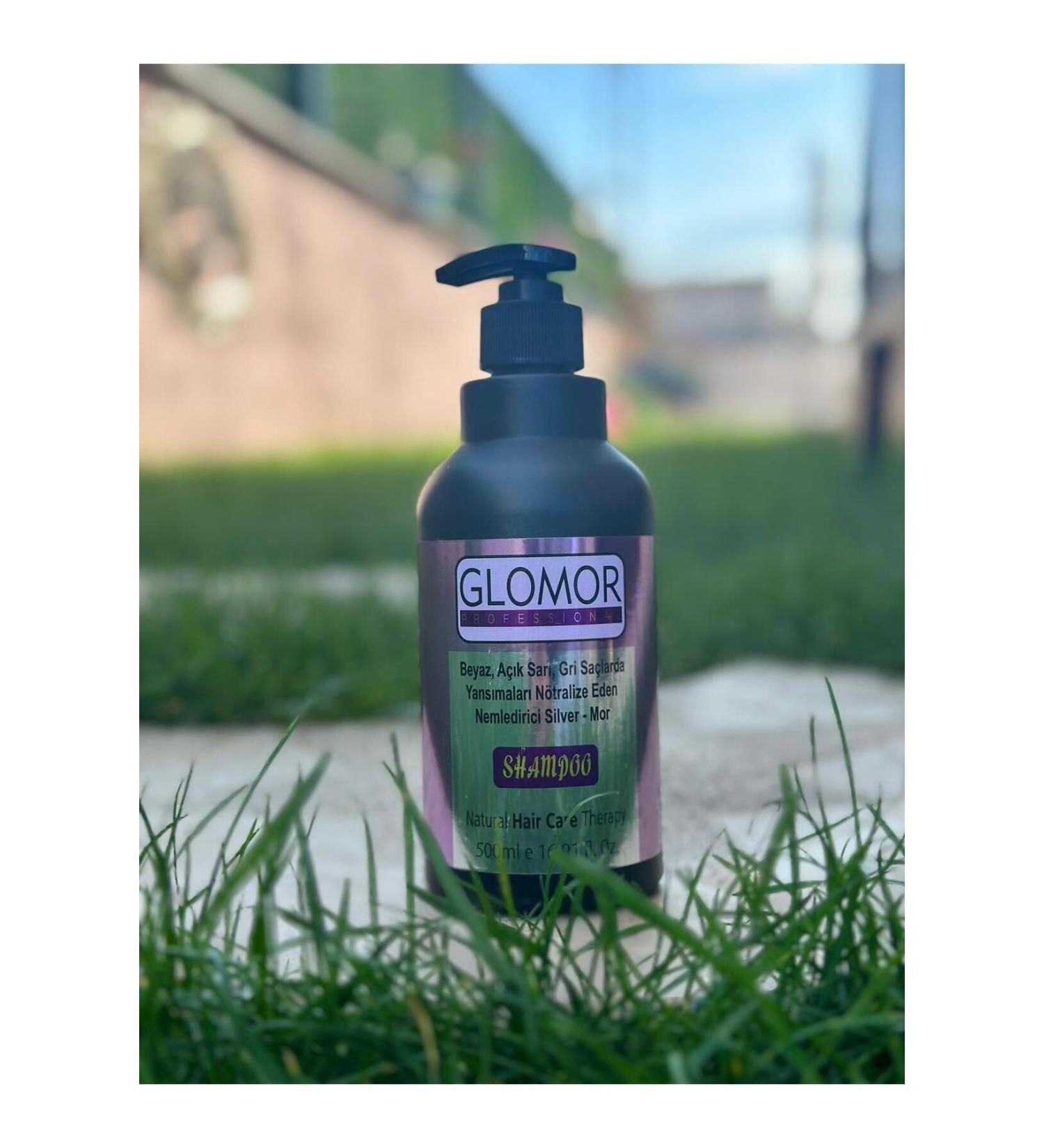 GLOMOR SILVER CERAMIDE SHAMPOO (NATURAL HAIR CARE THERAPY)