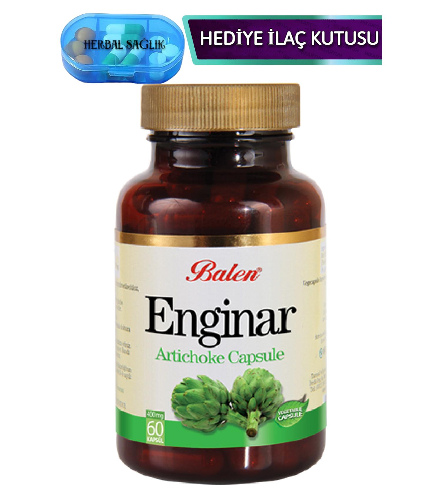 Balen Artichoke Capsule Food Supplement 60 Pieces 475 Mg