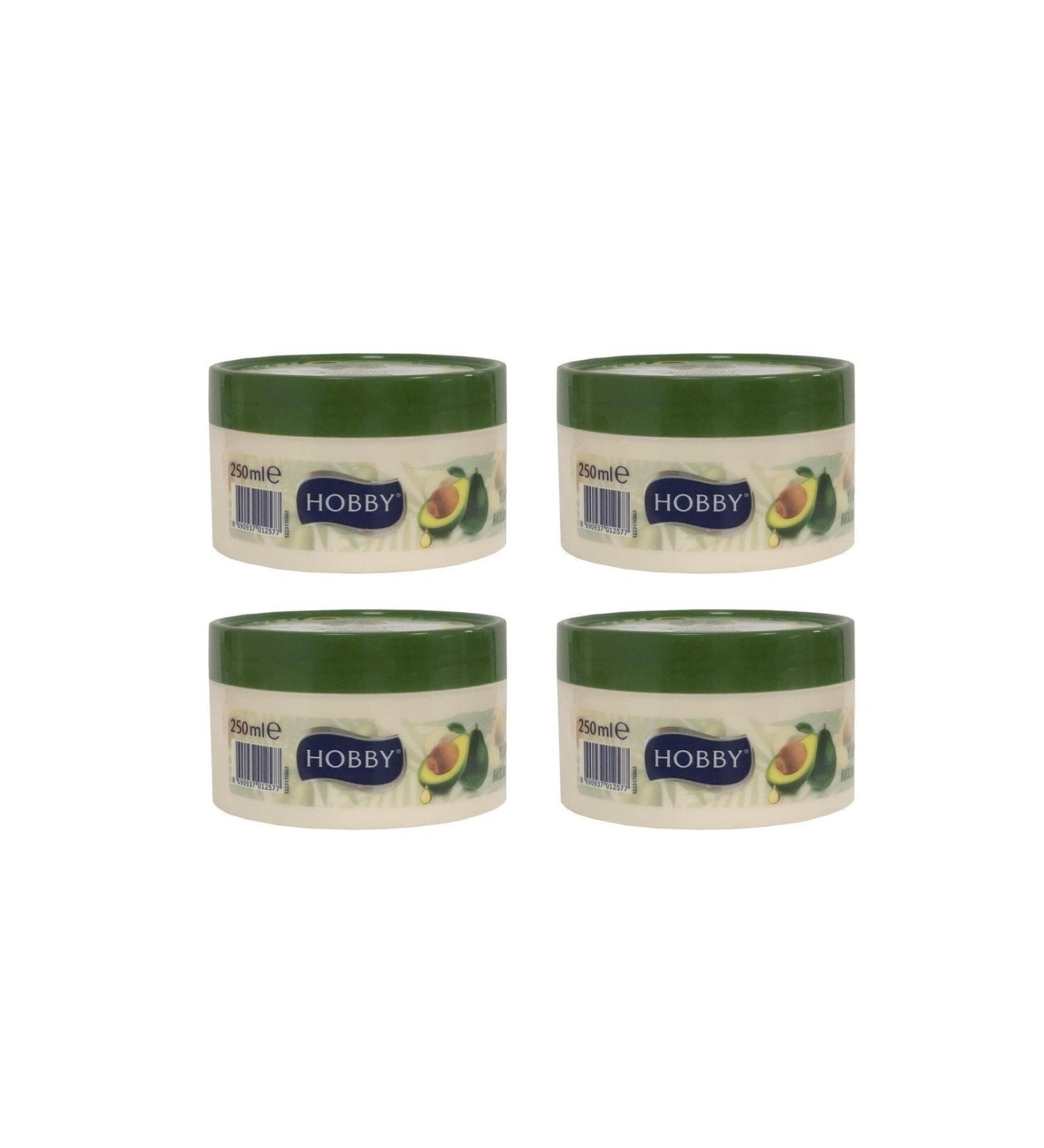 Hobby Avocado Intensive Moisturizing Cream 250 ml X 4 Pieces