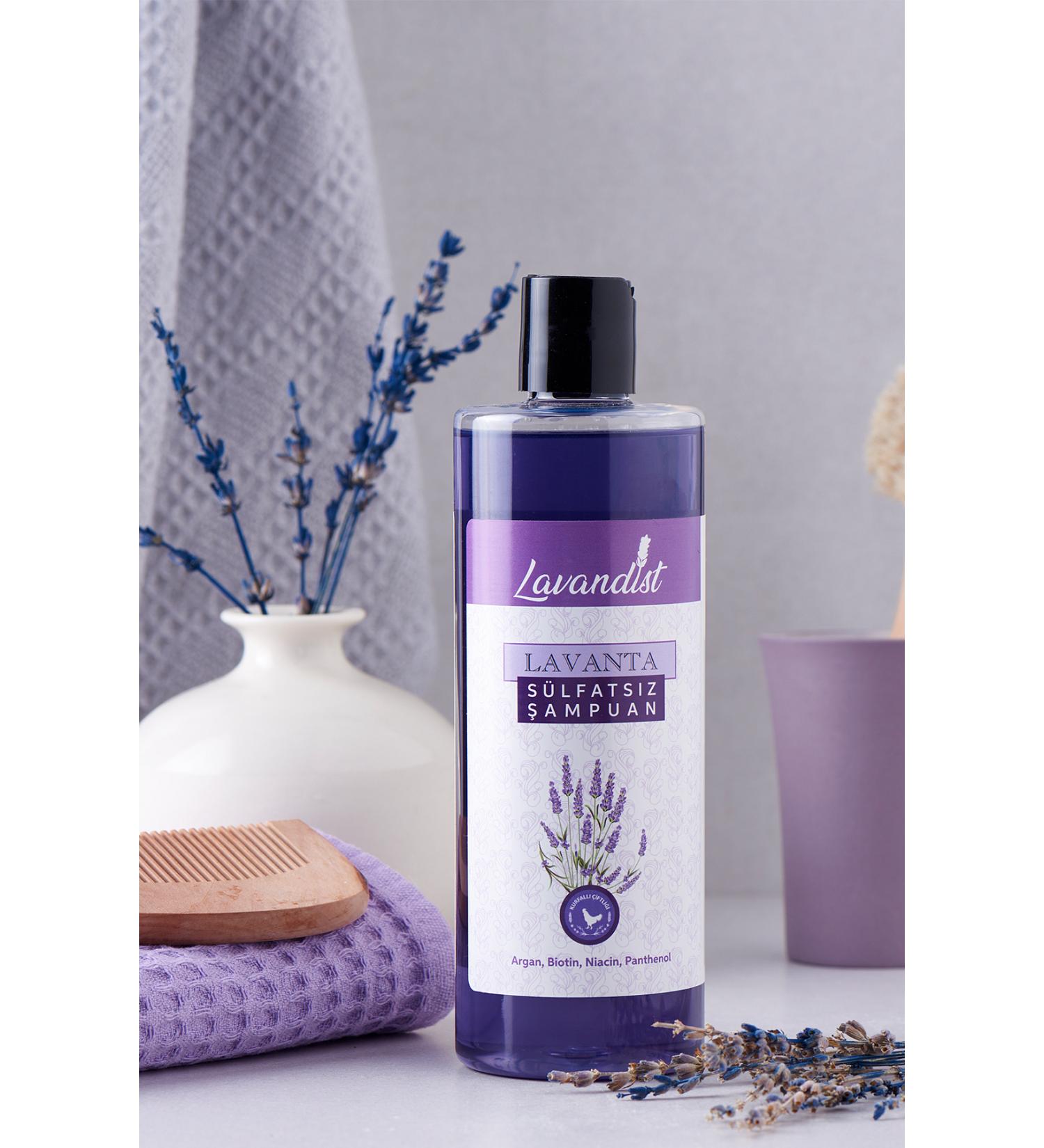 Lavandist Repair Shampoo for Damaged Hair - Sulfate-Free & Salt-Free & Vegan - 400 ml - Buy Online on GoSupps.com