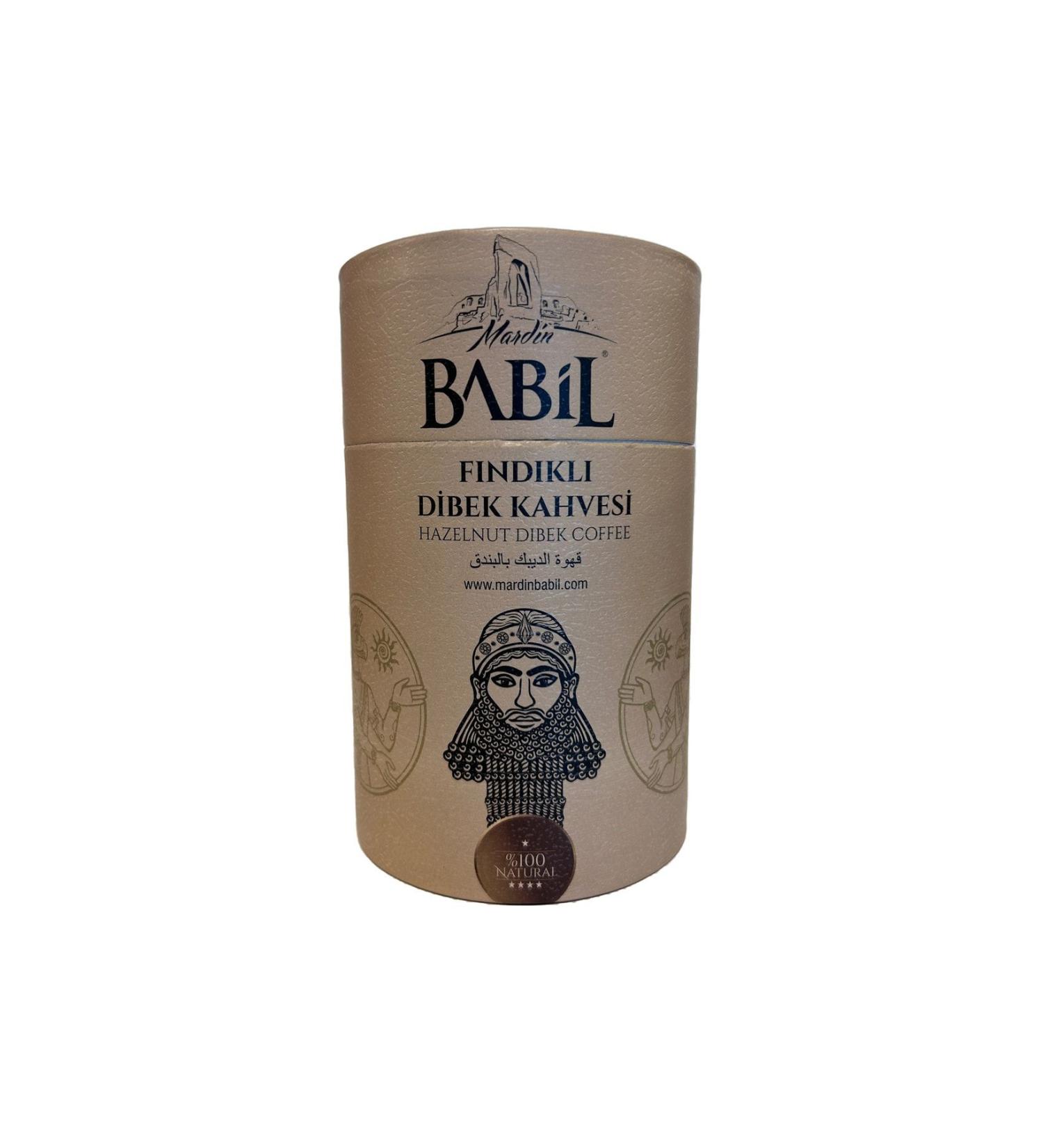 Babil Mardin Babil Hazelnut Dibek Coffee 200g Cardboard Cylinder Box - Buy Online on GoSupps.com