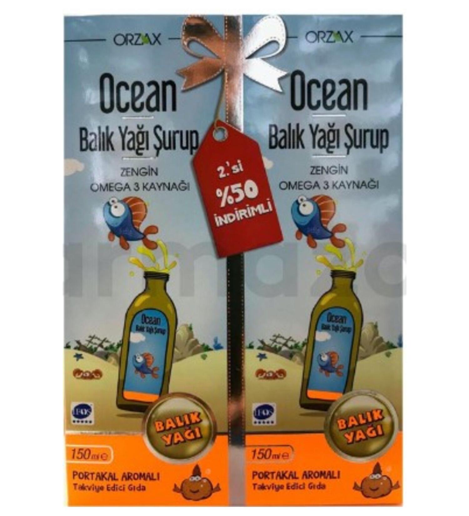 Ocean Orange Flavored Fish Oil Syrup 150 ml - Second P