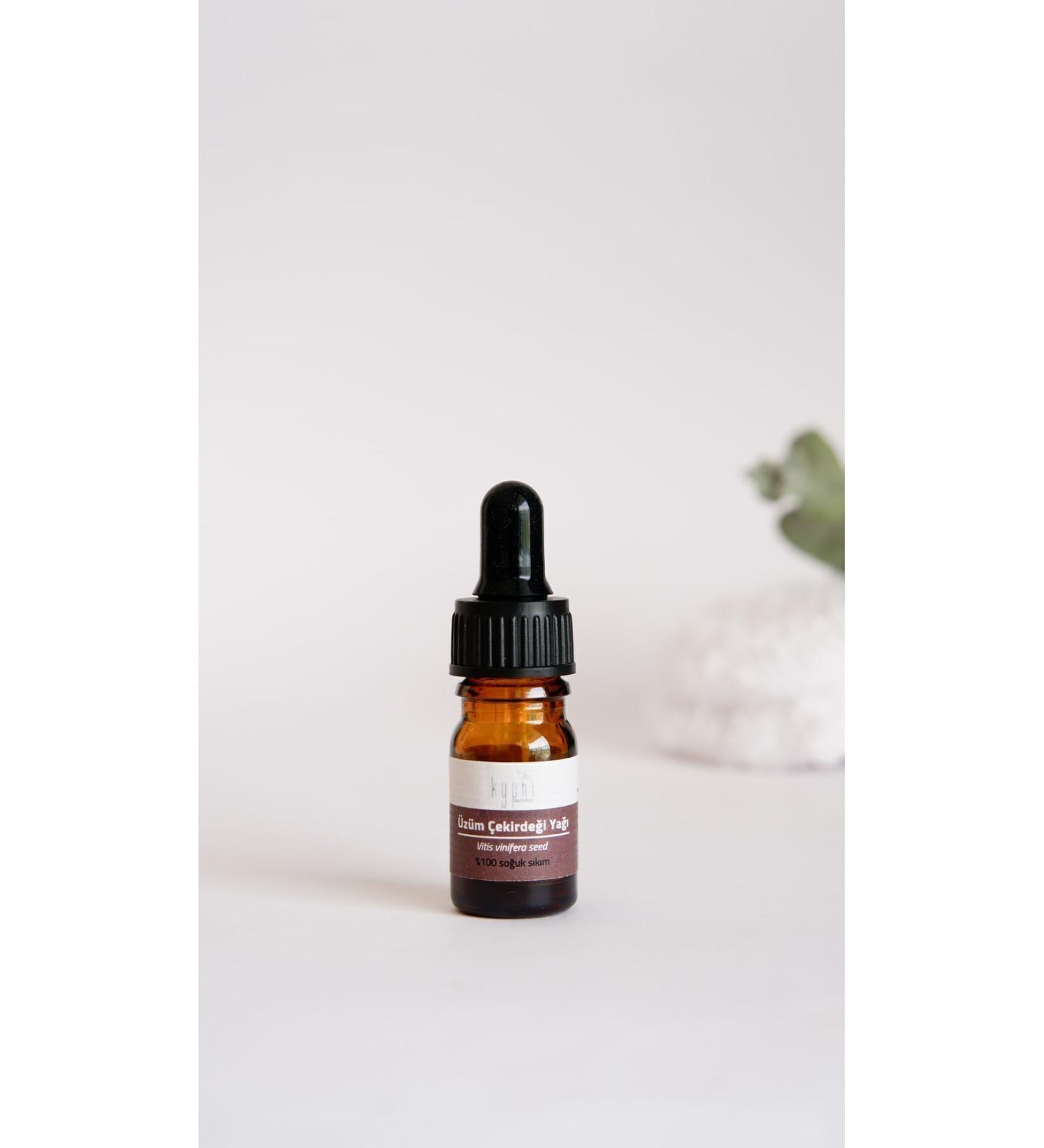 Kyphi Natural Grape Seed Oil 5 ml Trial Size-Travel Size (Vitis vinifera seed) 0 Cold Pressed