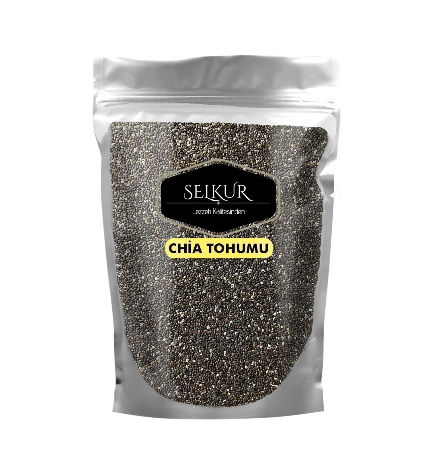 SELKUR Chia Seeds Gluten Free & Organic Chia Seeds 1 Kg - Buy Online on GoSupps.com