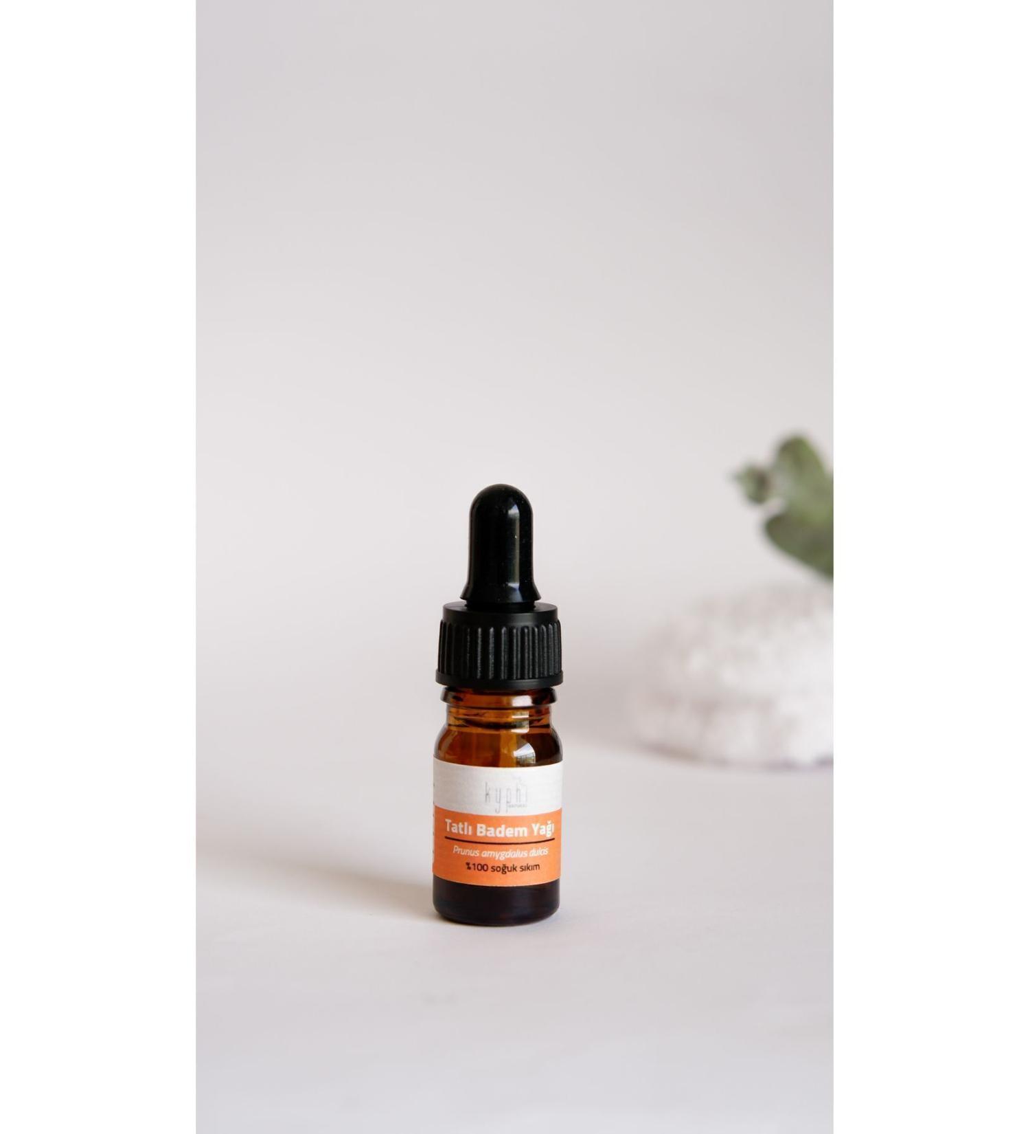 Kyphi Natural Sweet Almond Oil 5 ml Trial Size-Travel Size- (Prunus amygdalus dulcis) 0 Cold Pressed