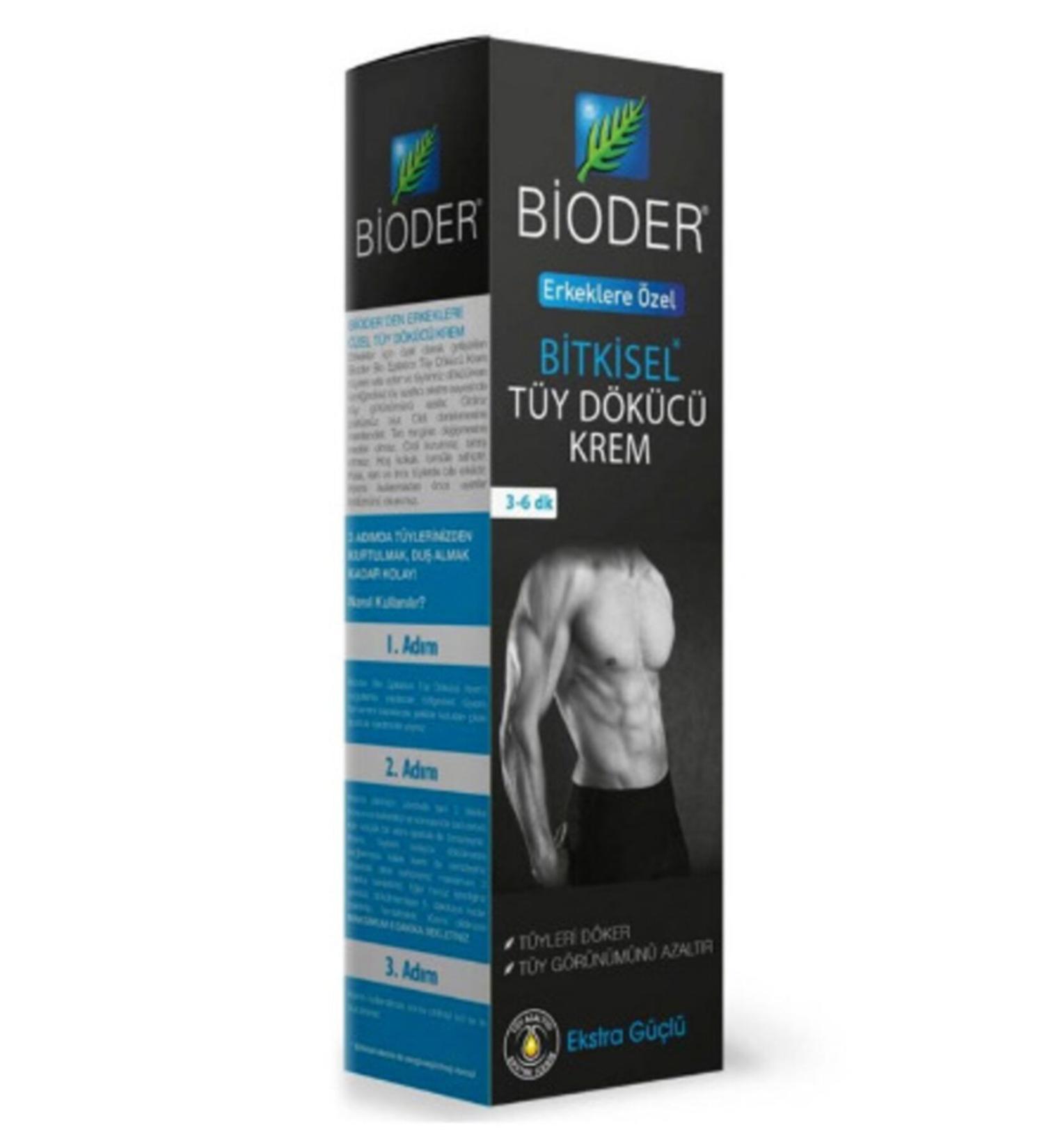 Bioder Herbal Depilatory Cream for Men with a Pleasant Scent 100 ml