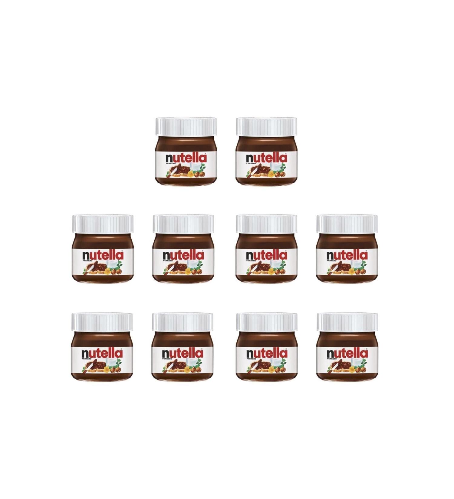 Nutella 10 Pieces Italian Mini Cocoa Hazelnut Cream 25g
