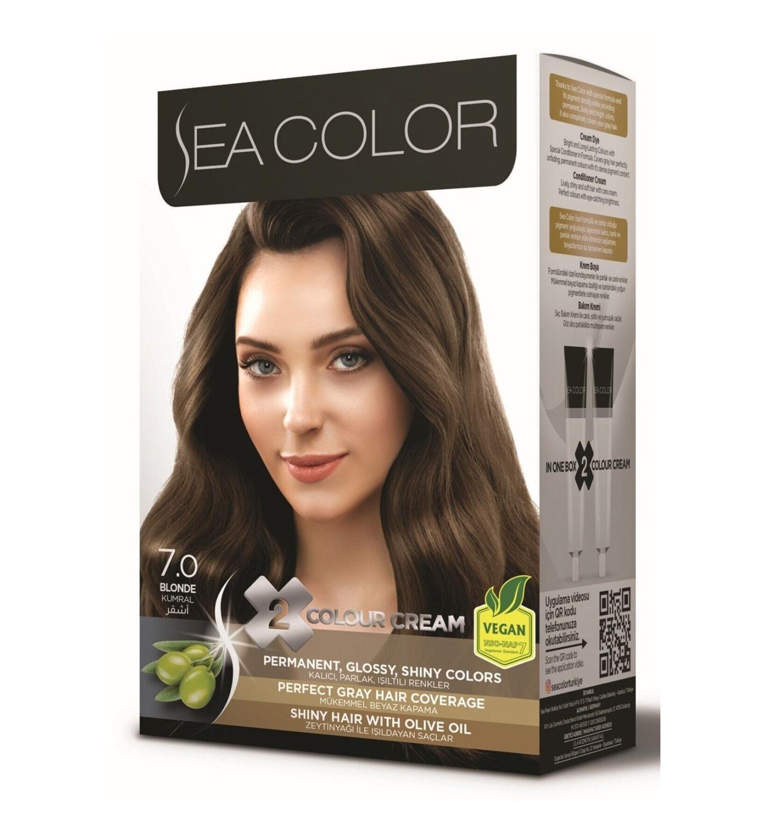 seacolor Sea Color 7.0 Blonde VEGAN Hair Dye