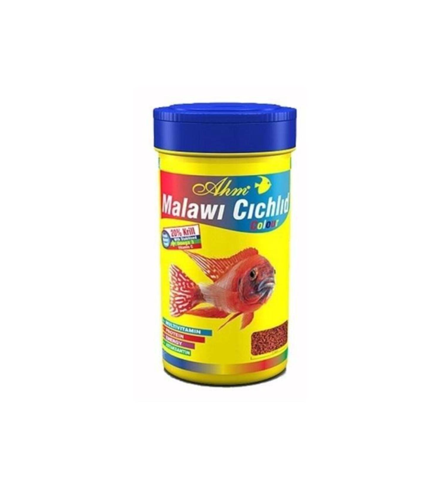 Ahm Malawi Cichlid Granulat Colour Fish Food 1000 Ml