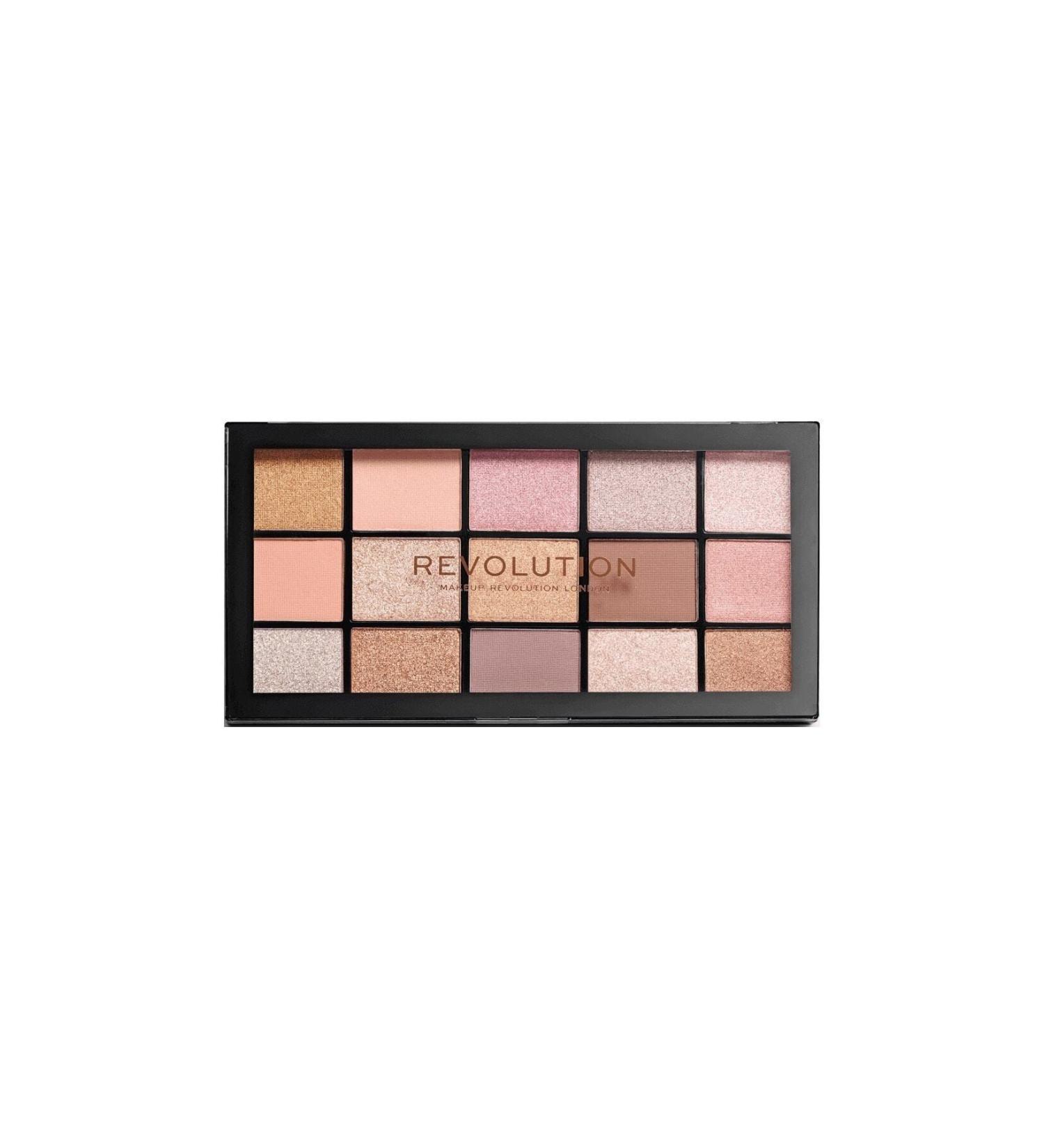 Revolution Reloaded Eyeshadow Palette Fundamental 15 Pack Intense Pigment