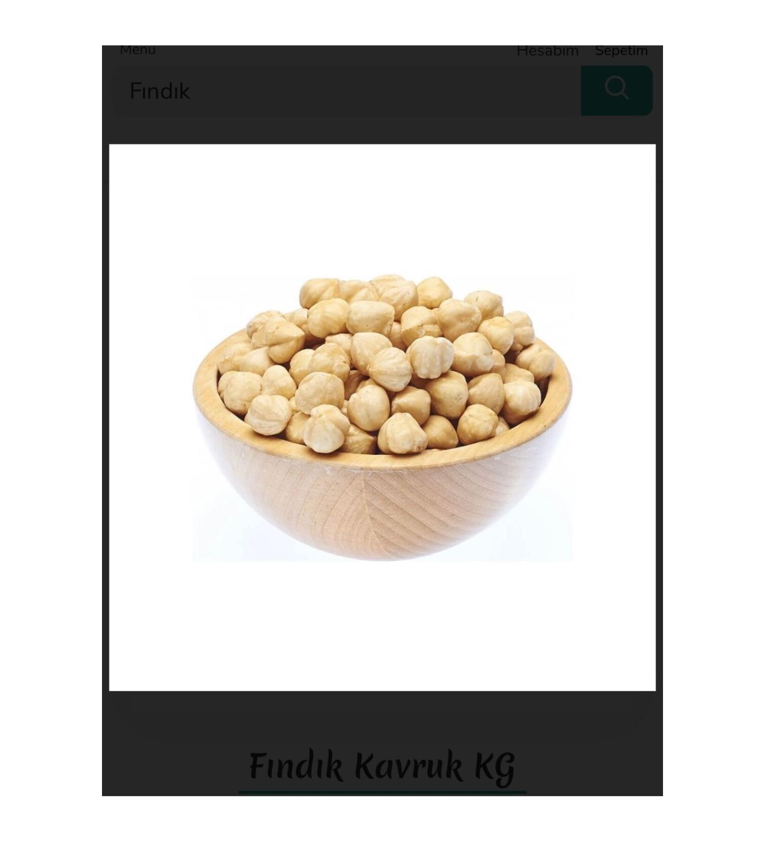 Hicret Nuts Hazelnut 1000 grams