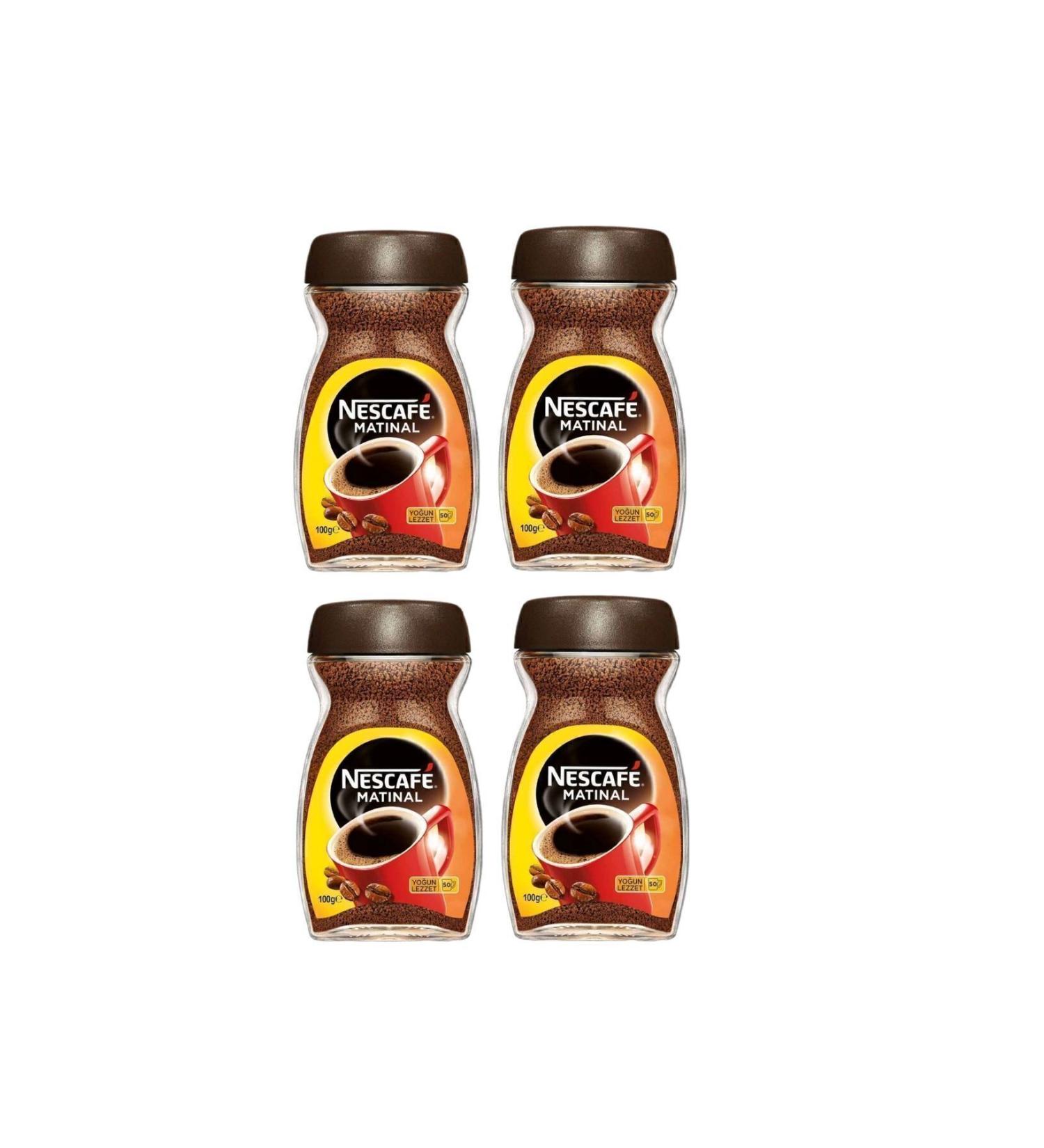 Nescafe Matinal Granule Coffee Intense Flavor 100 Gr 4 Pieces