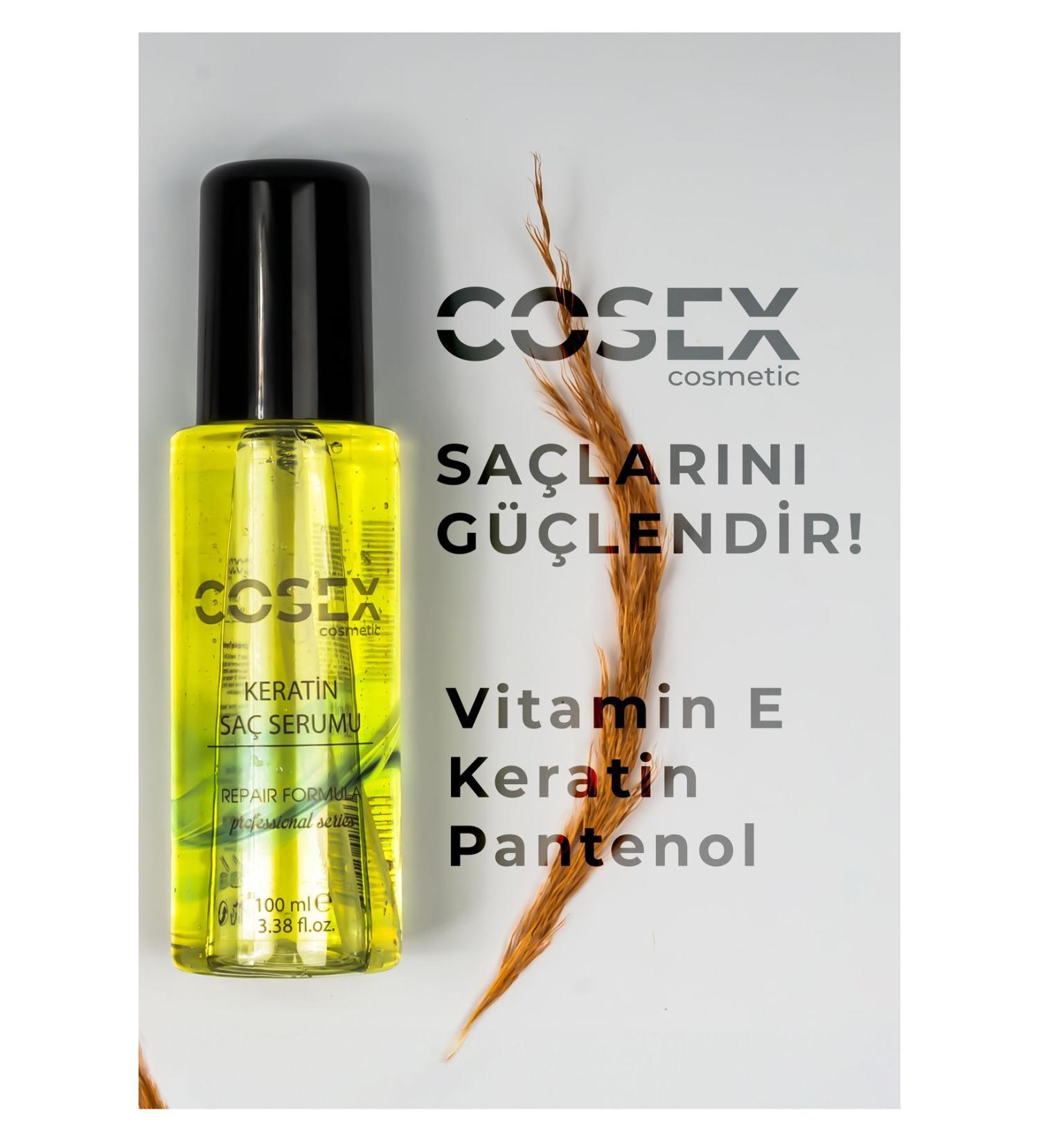 COSEX Fast Hair Growth and Nourishing Keratin Milk Hair Serum 100 ml - Buy Online on GoSupps.com