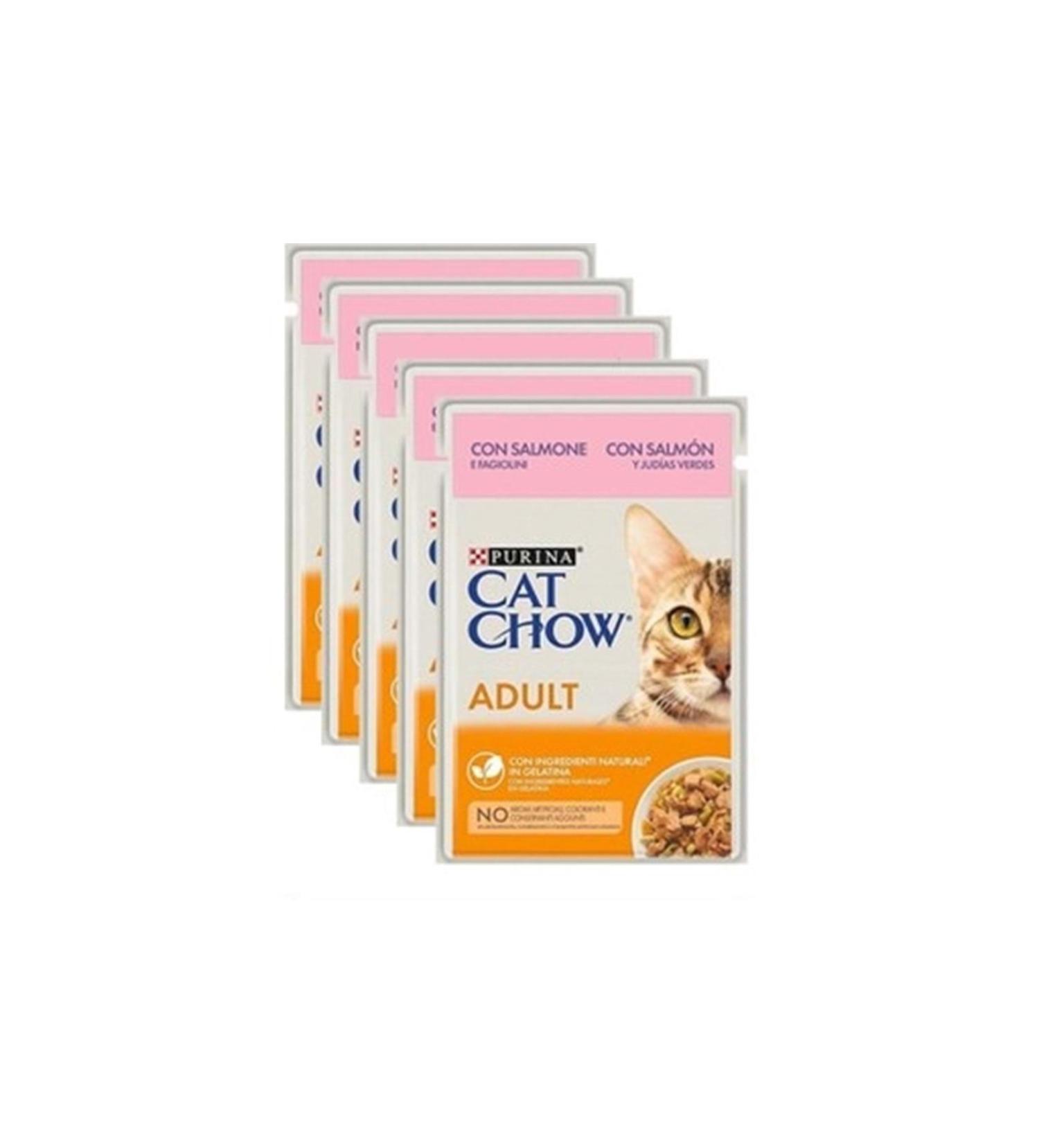 Cat Chow Cat Chow Salmon & Green Beans Cat Wet Food 85 Gr X 6 Pieces