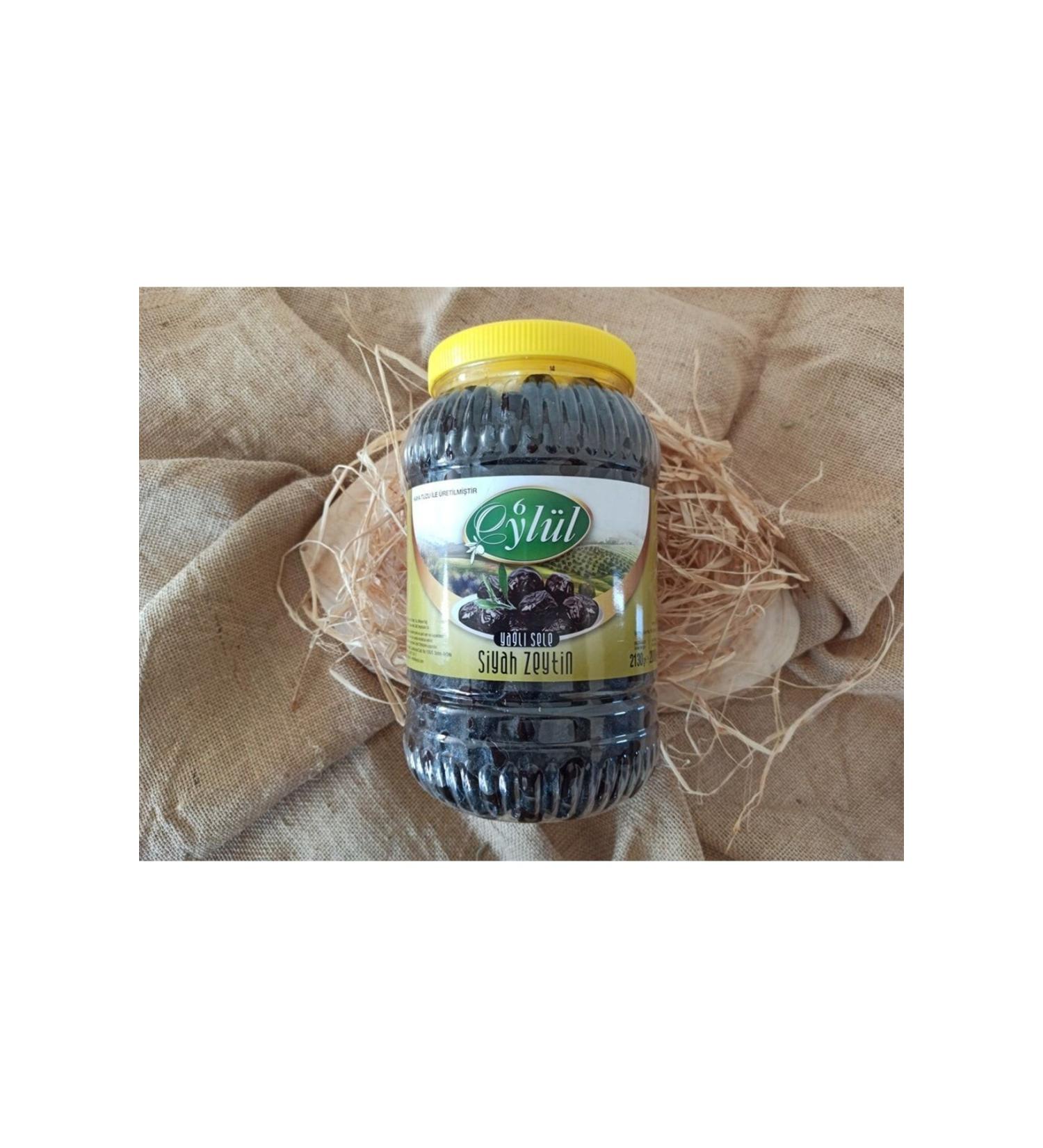 September 6 Oily Black Sele Olives-2000gr