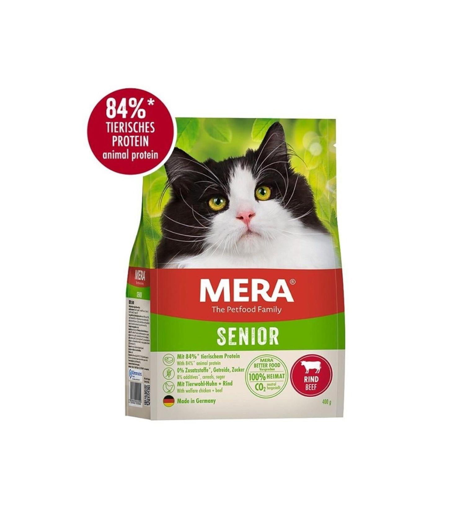 Mera The Petfood Family Mera Grain-Free Steak Senior Cat Food 2 kg