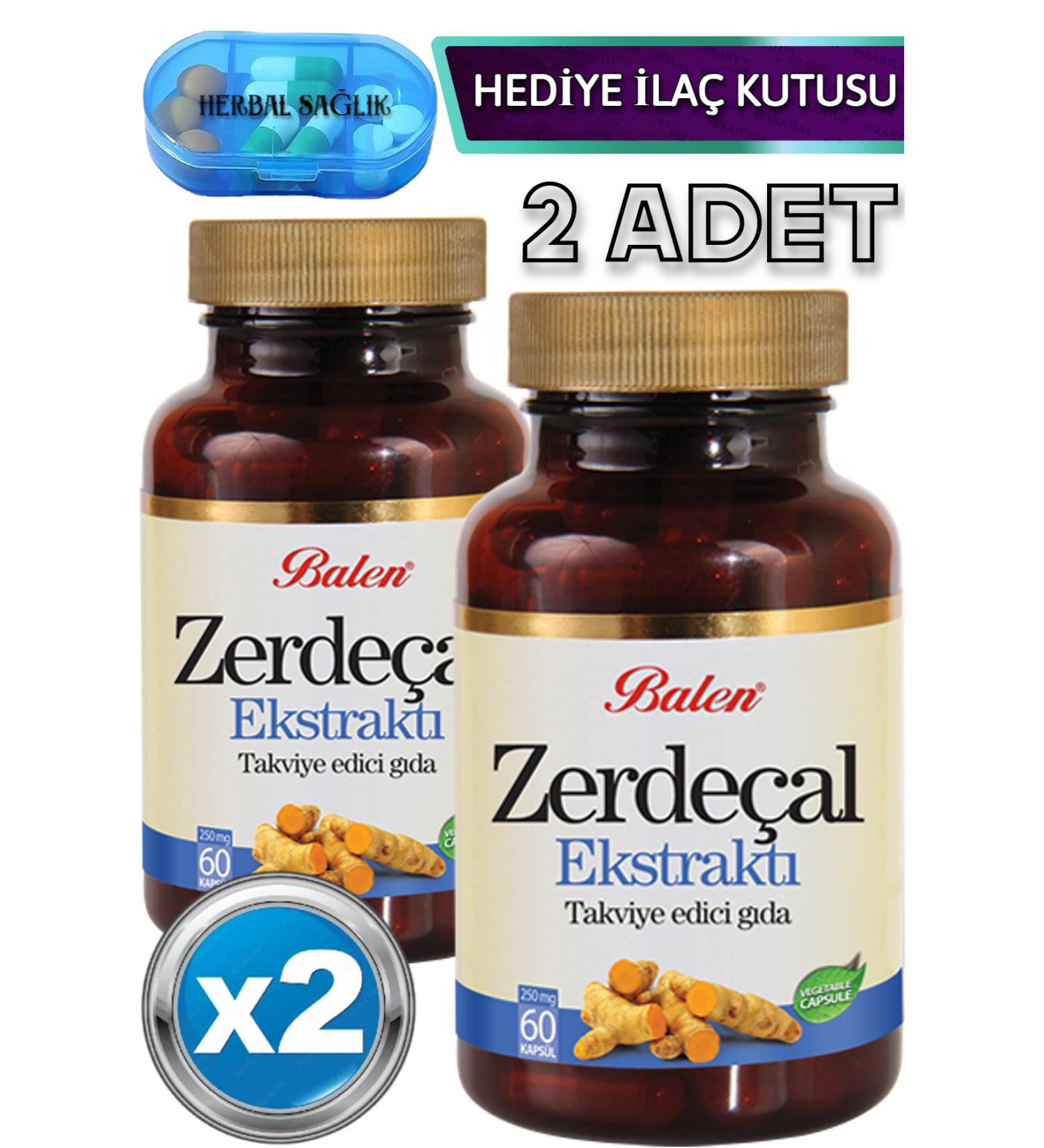 Balen 2 Turmeric Extract Capsules 60 Pieces
