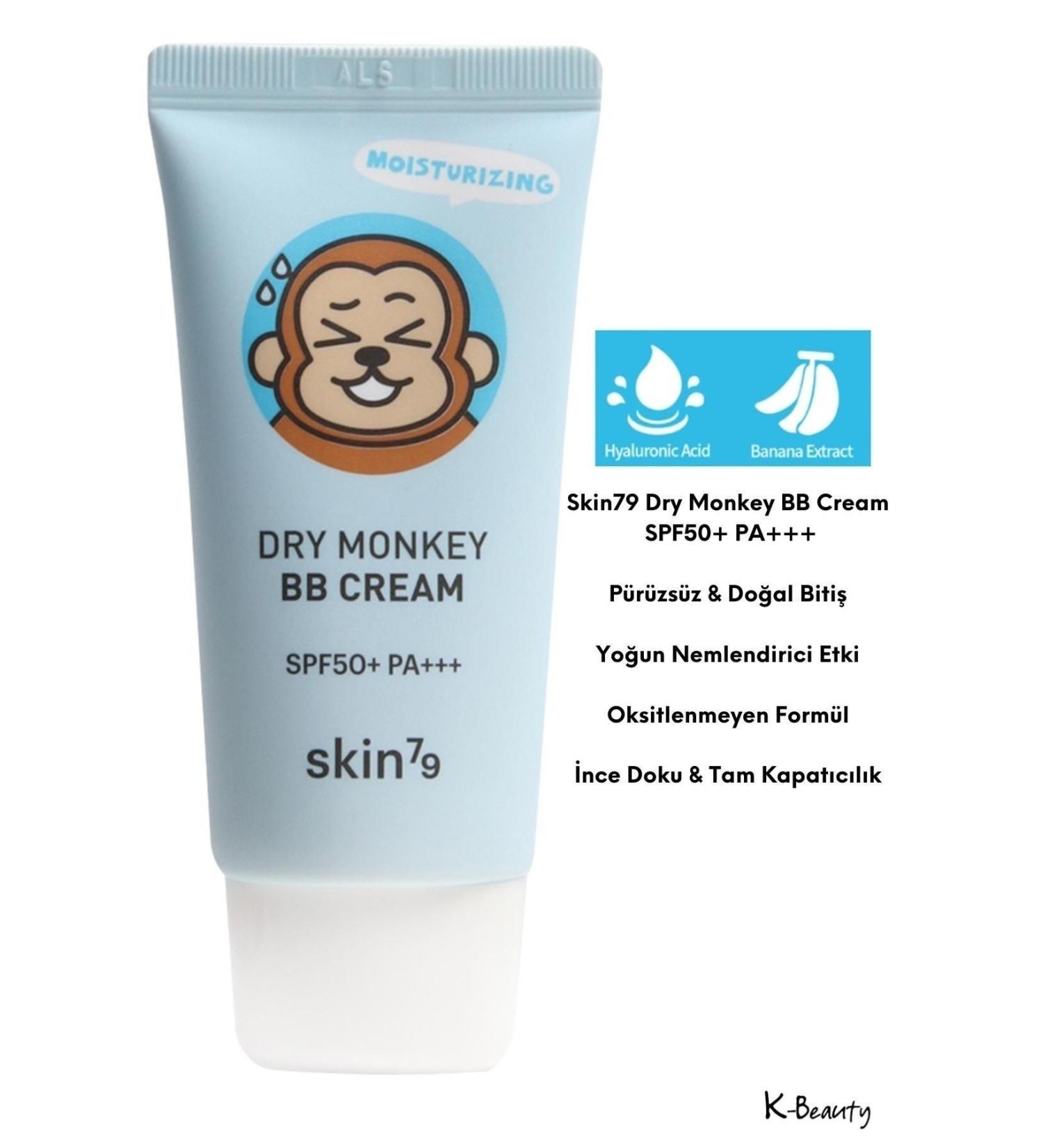 Skin79 Dry Monkey Bb Cream Spf50 Pa Intense Moisturizing Bb Cream-30ml - Buy Online on GoSupps.com