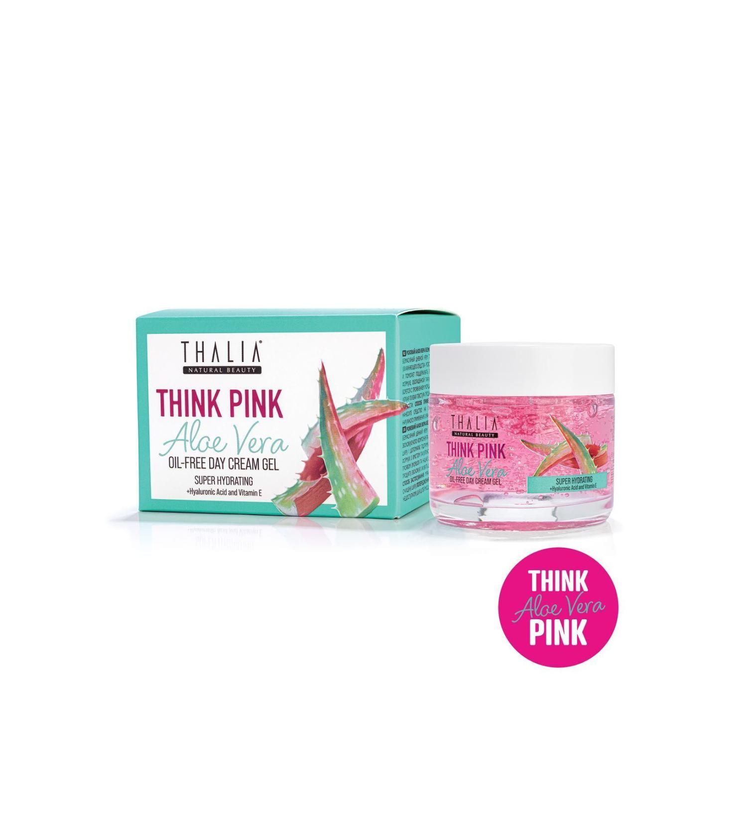 Thalia Pink Aloe Vera Extract Anti-Wrinkle & Moisturizing Face Care Gel Cream 50ml - Buy Online on GoSupps.com