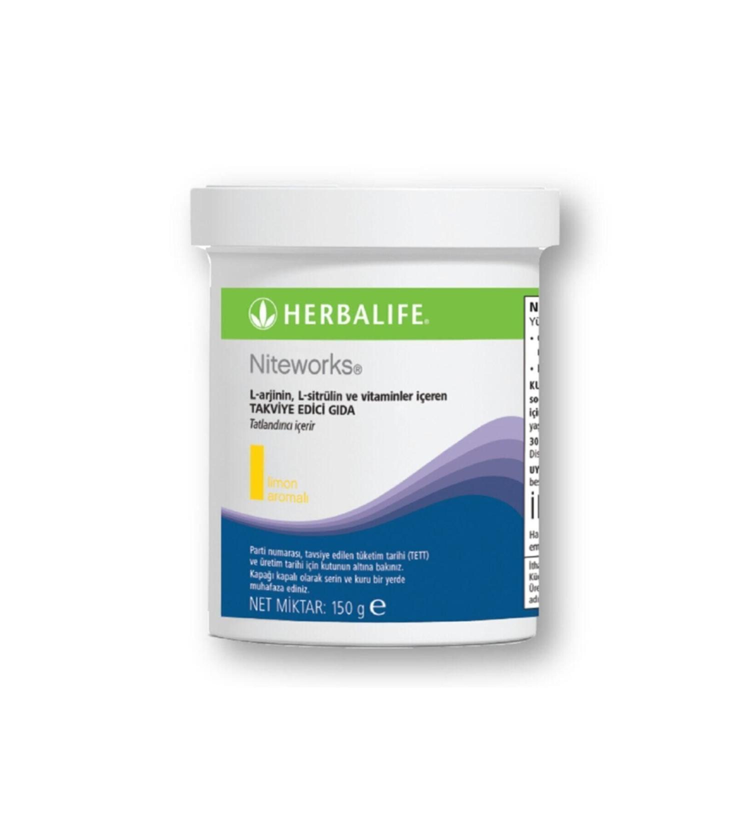 Herbalife L-arginine and L-citrulline Food Supplement Niteworks 150 g