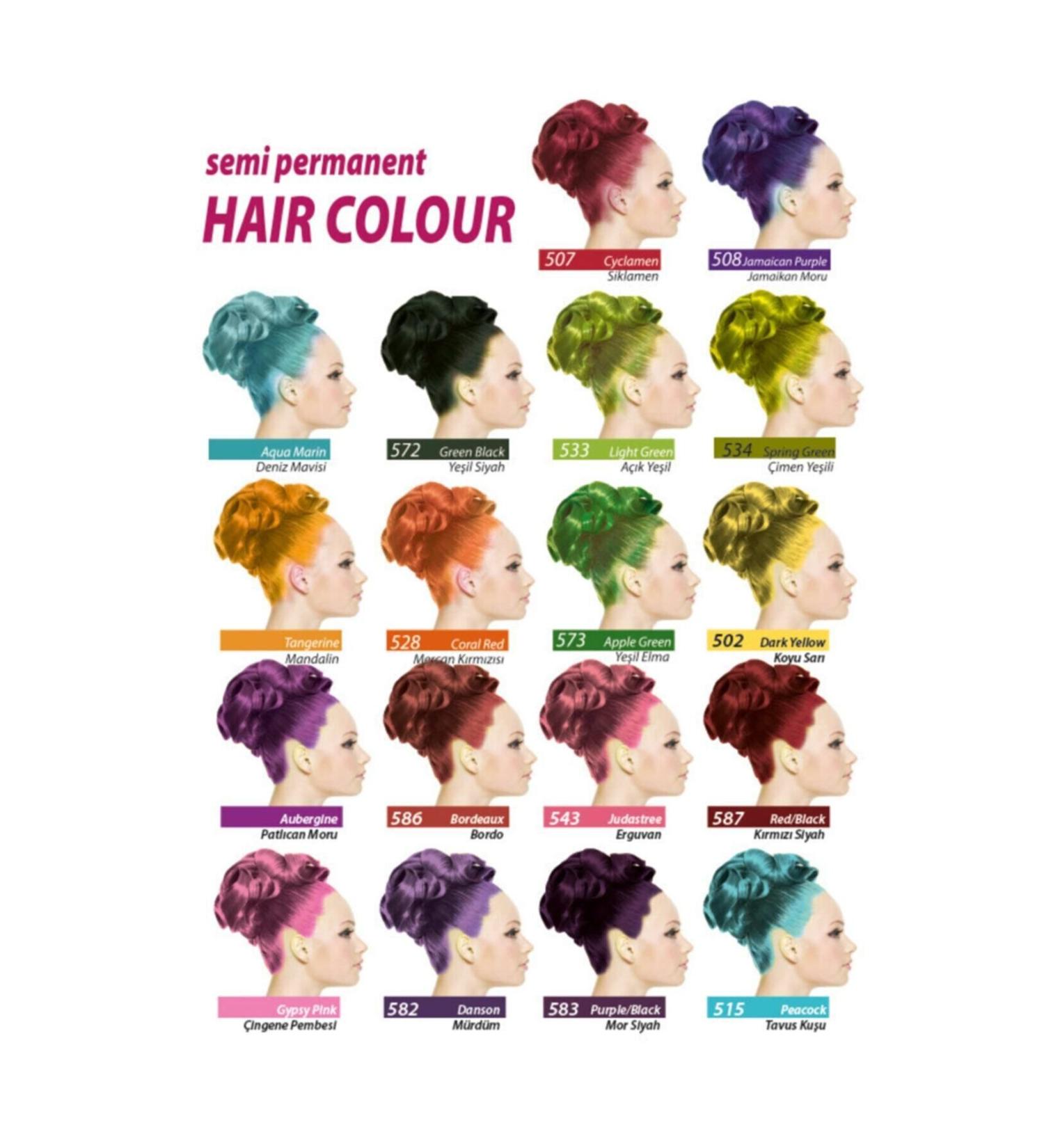 Jamaican Jean's Light Green Hair Dye 250 Ml Jamaican Jeans